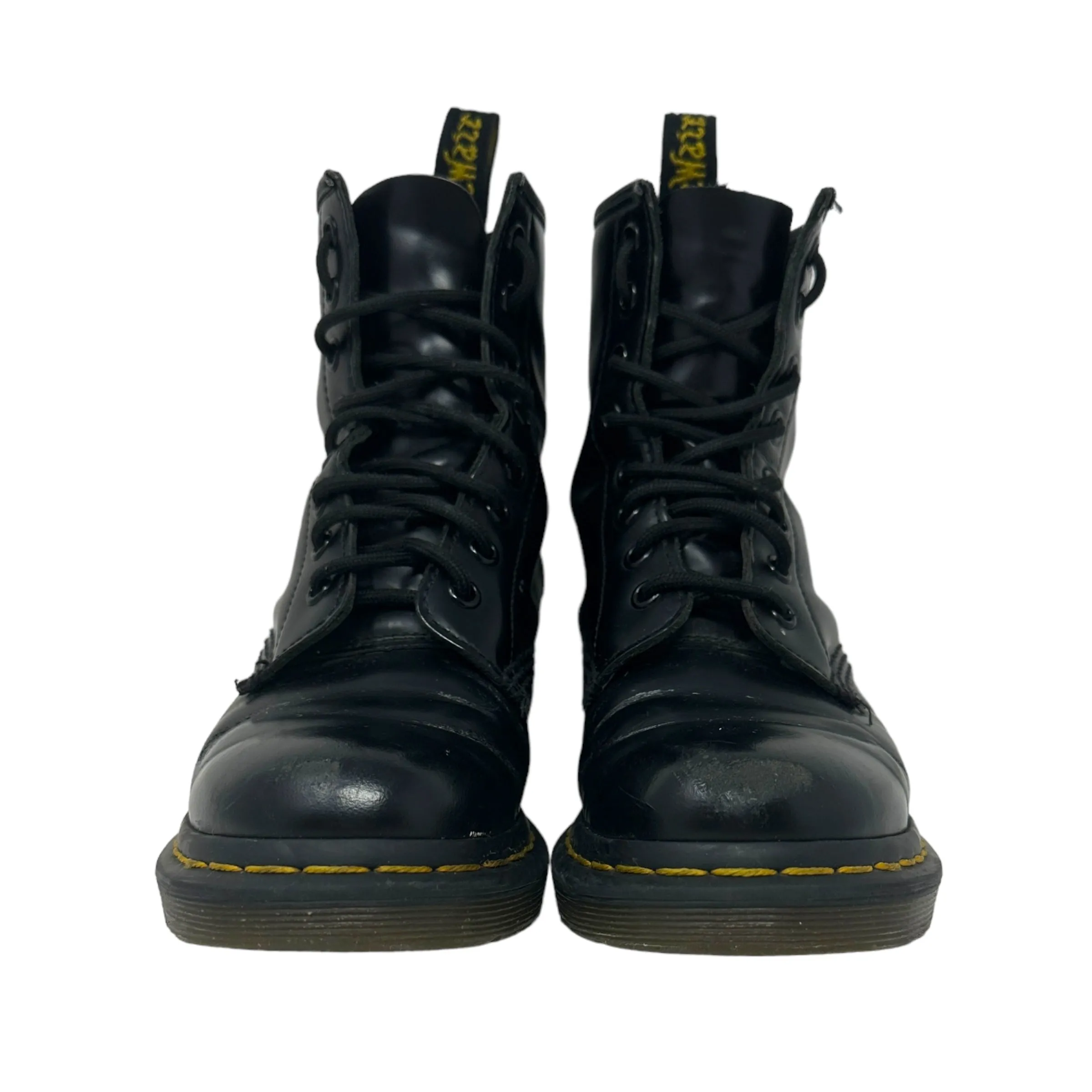 1460 Smooth Leather Boots By Dr Martens In Black, Size: 6