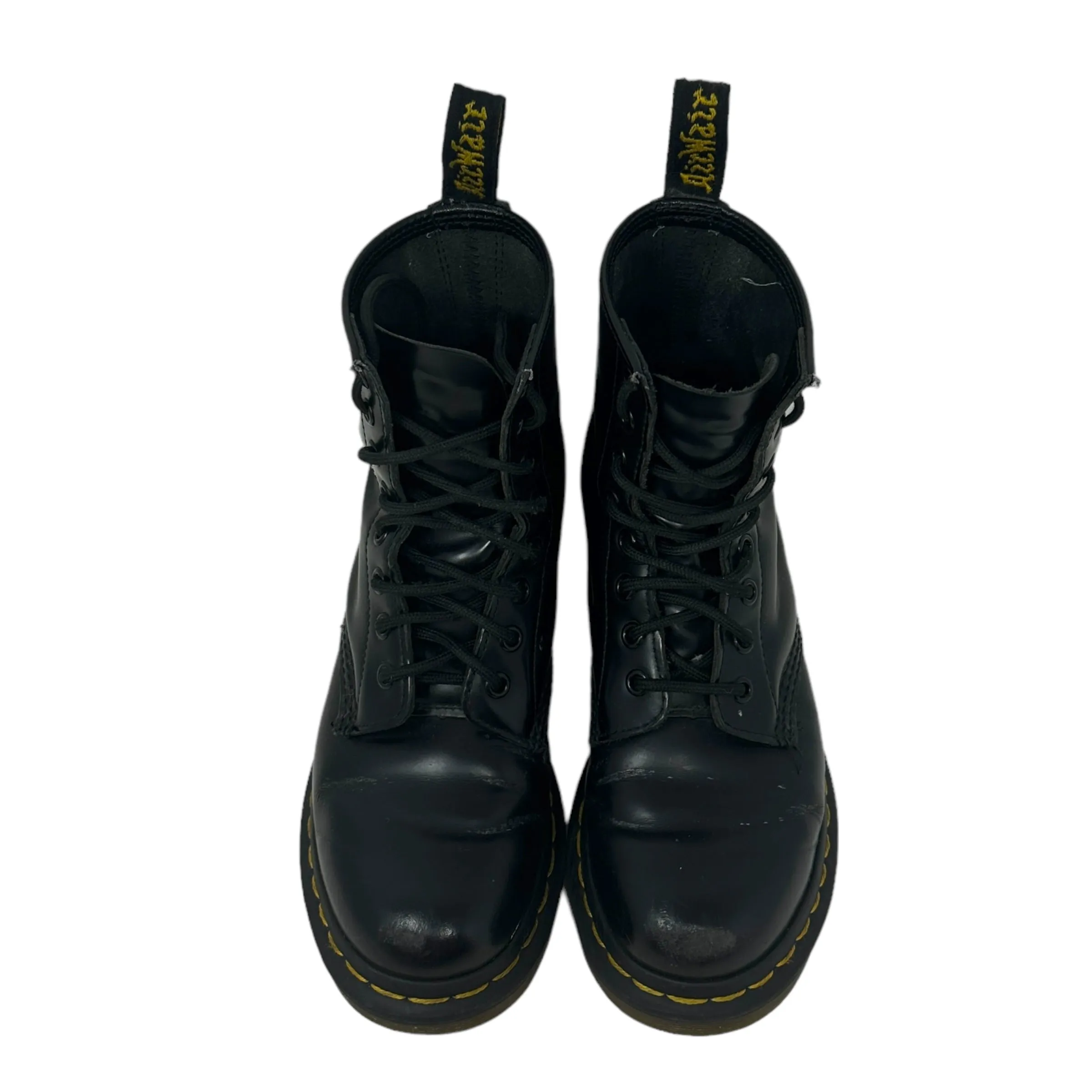 1460 Smooth Leather Boots By Dr Martens In Black, Size: 6