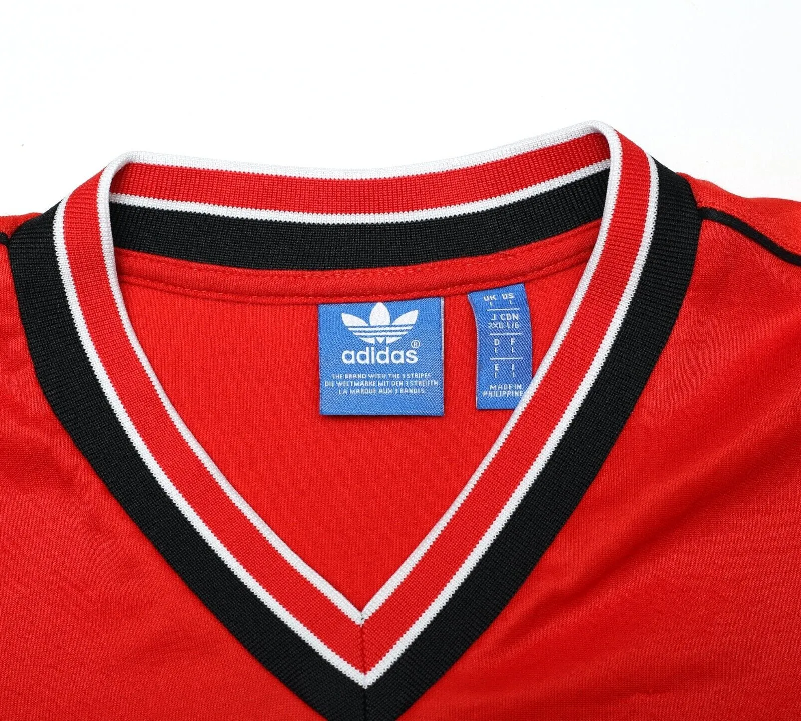 1985 HUGHES #9 Manchester United adidas Originals FA Cup Football Shirt (M/L)