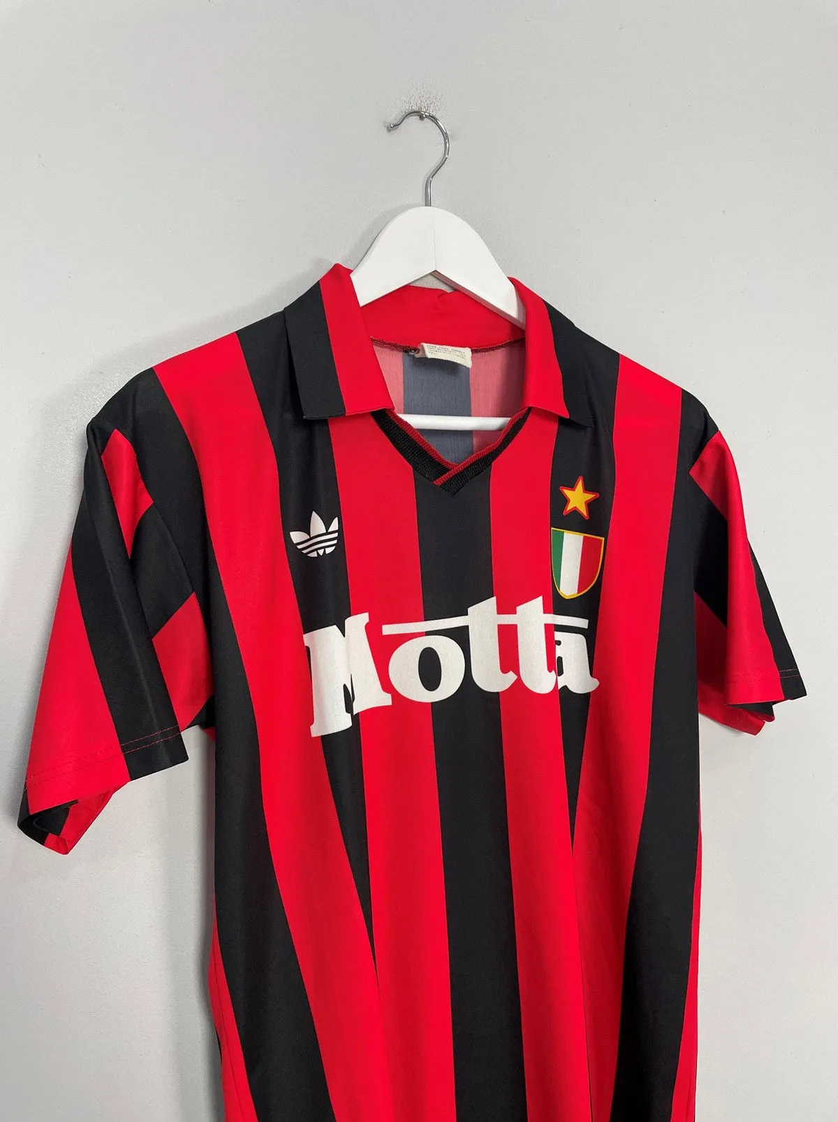 1992/93 AC MILAN HOME SHIRT (S) ADIDAS