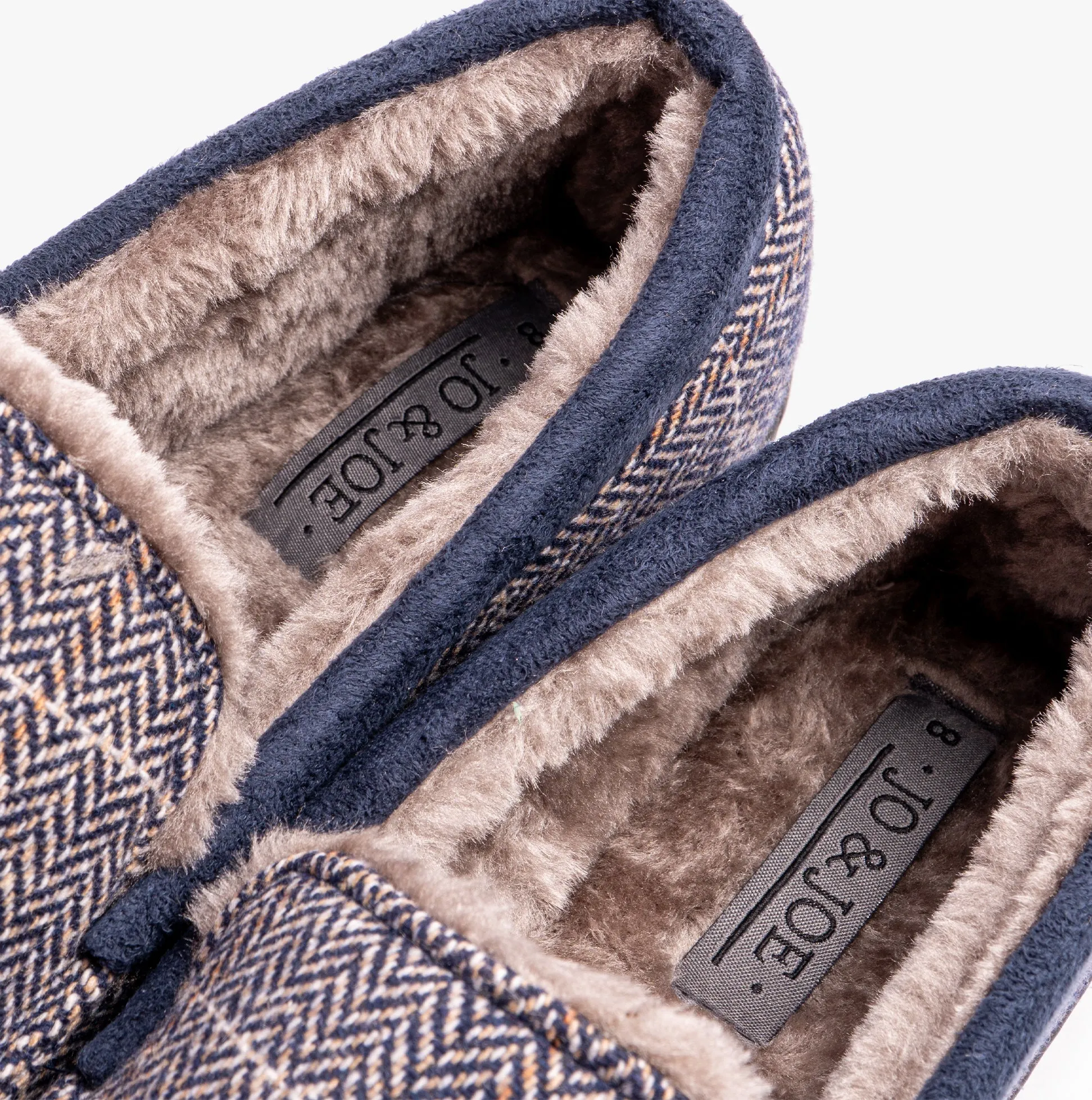 AARON Mens Slippers Navy