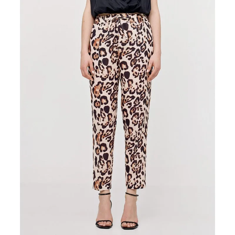 Access Fashion Leopard Animal Print Pants