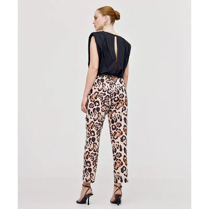 Access Fashion Leopard Animal Print Pants