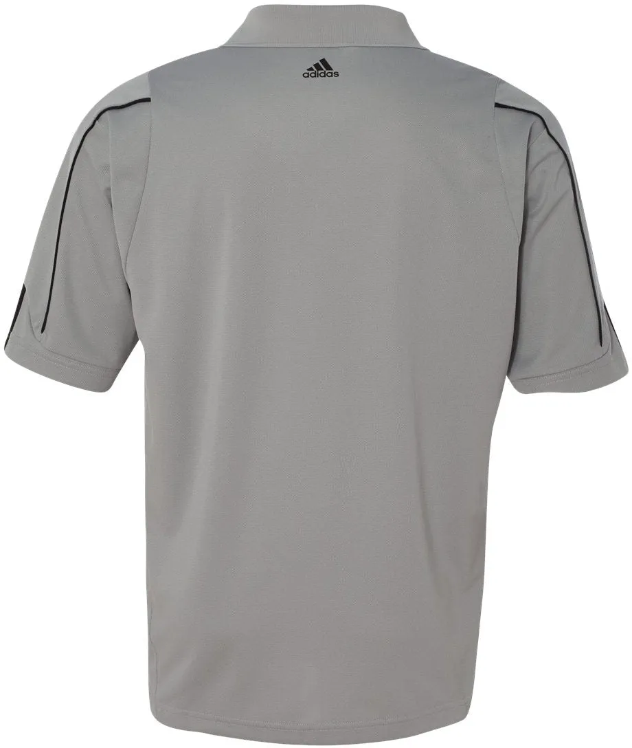 Adidas Climalite 3Stripes Cuff Polo