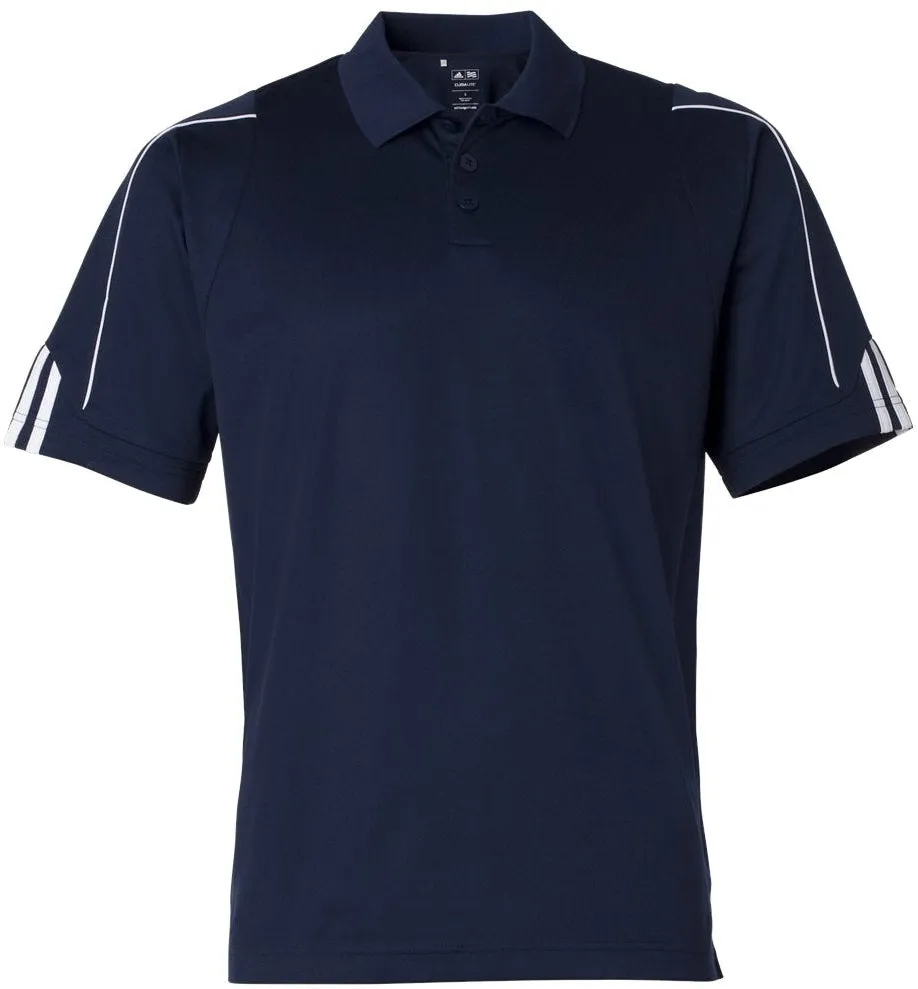 Adidas Climalite 3Stripes Cuff Polo