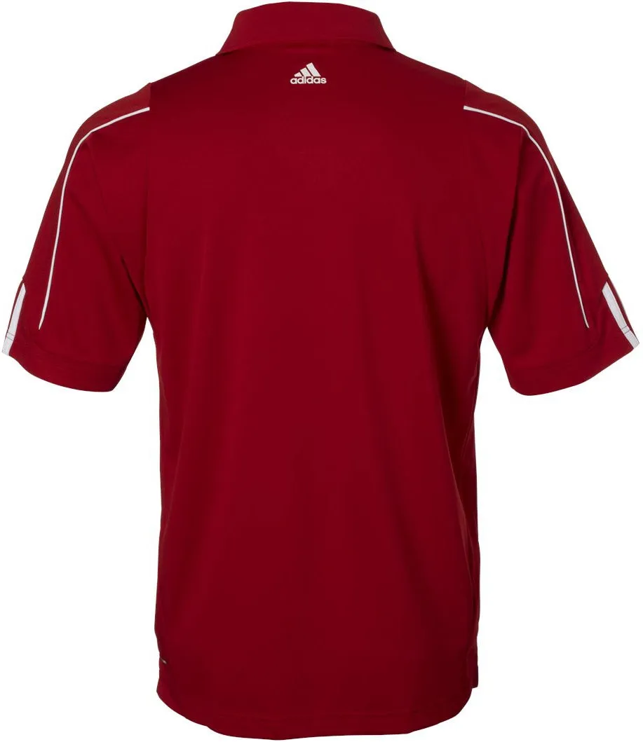 Adidas Climalite 3Stripes Cuff Polo