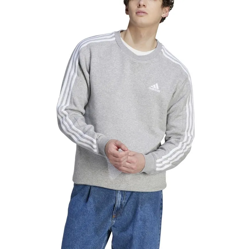 Adidas Mens Essentials Fleece 3-Stripes Sweatshirt