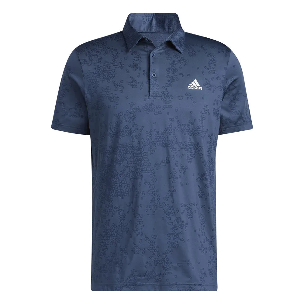 adidas Mens Jacquard Polo