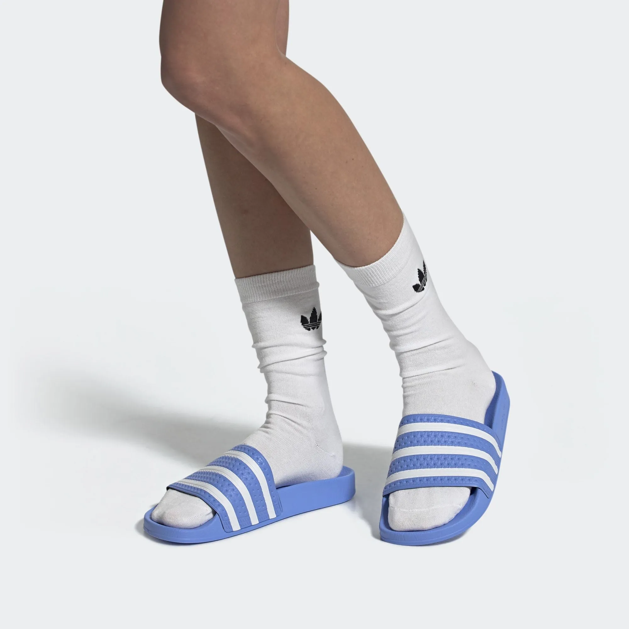 ADILETTE SLIDES REAL BLUE / CLOUD WHITE / REAL BLUE