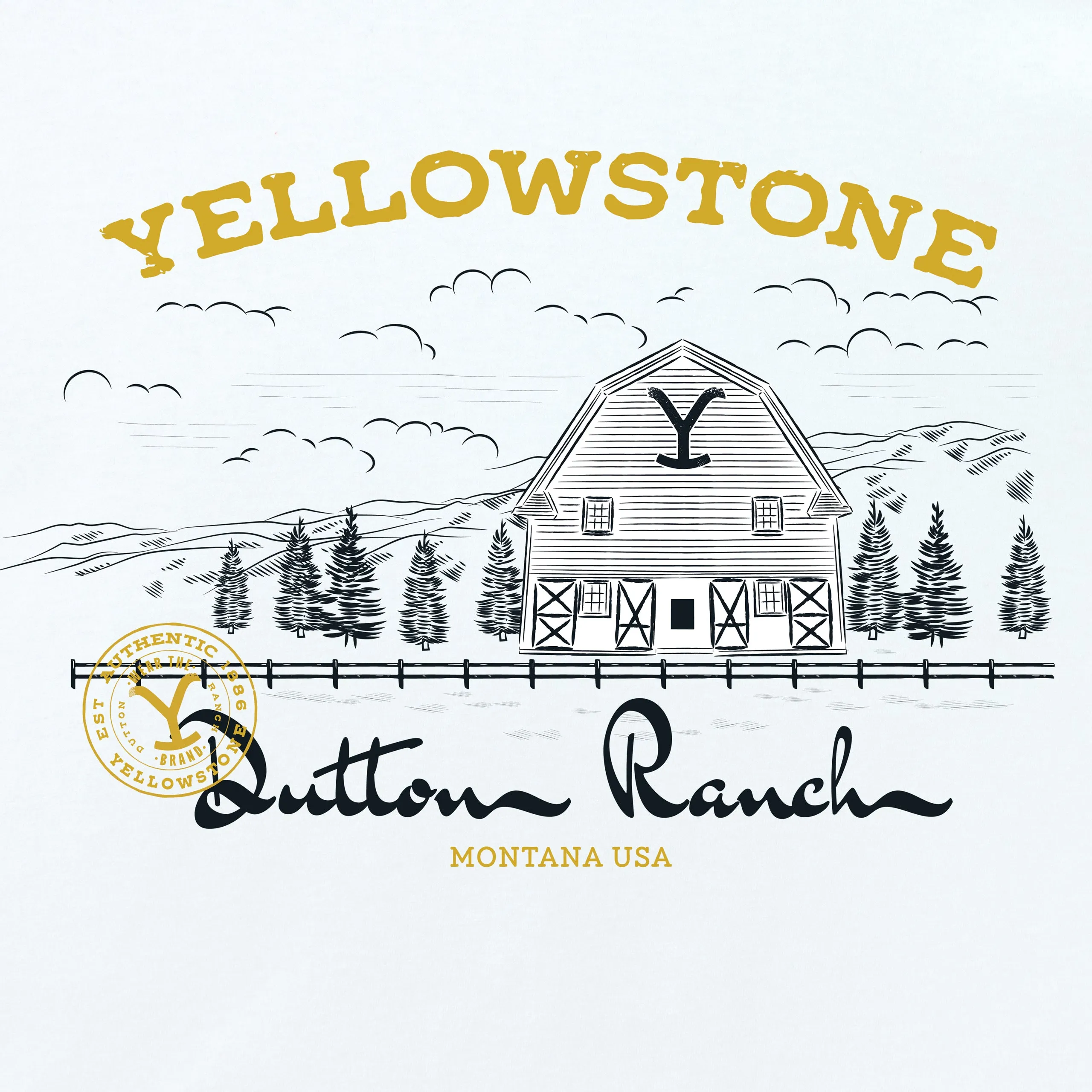 Adults Yellowstone T-Shirt