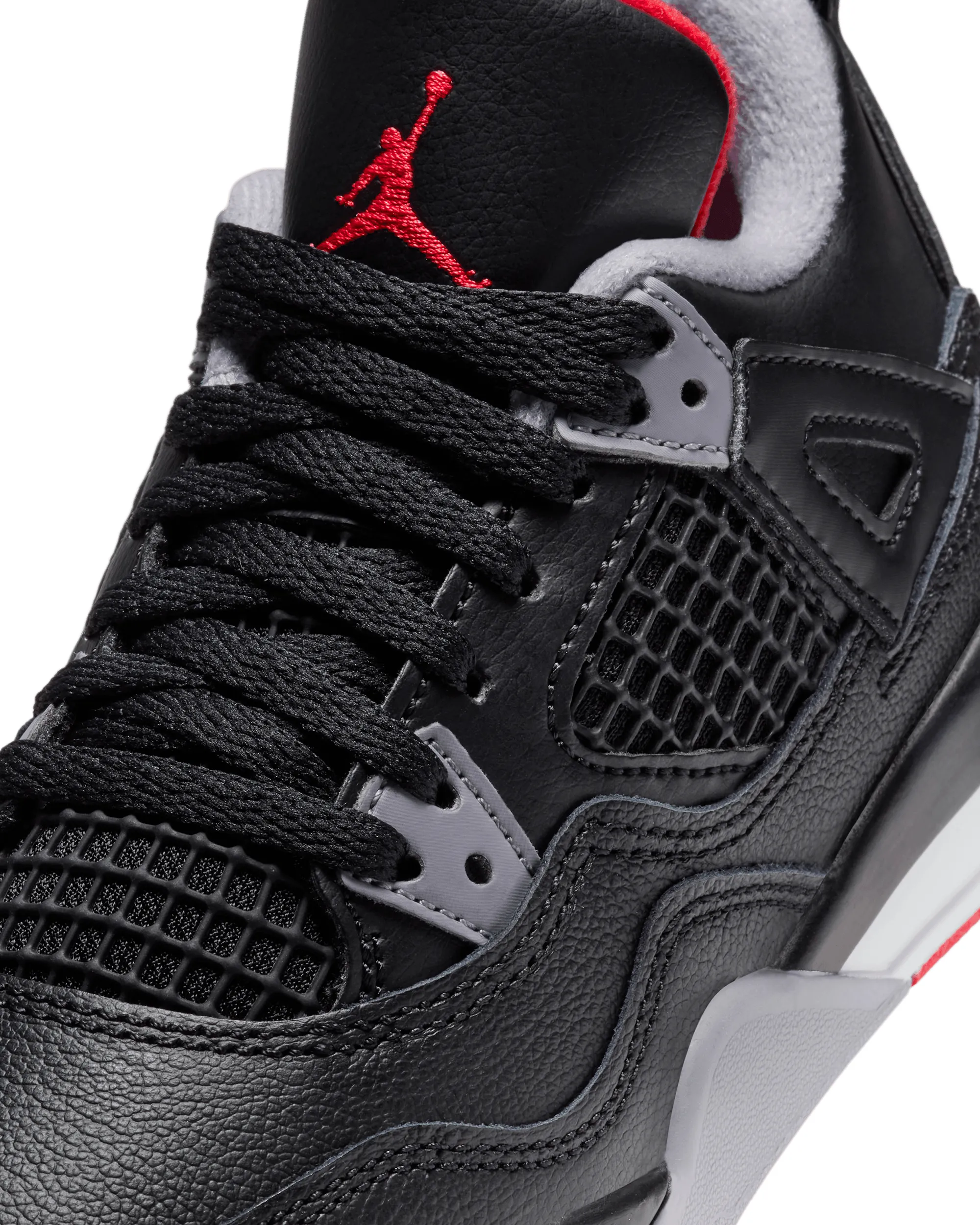 Air Jordan 4 Retro "Bred Reimagined" (PS) - Black / Fire Red / Grey / White