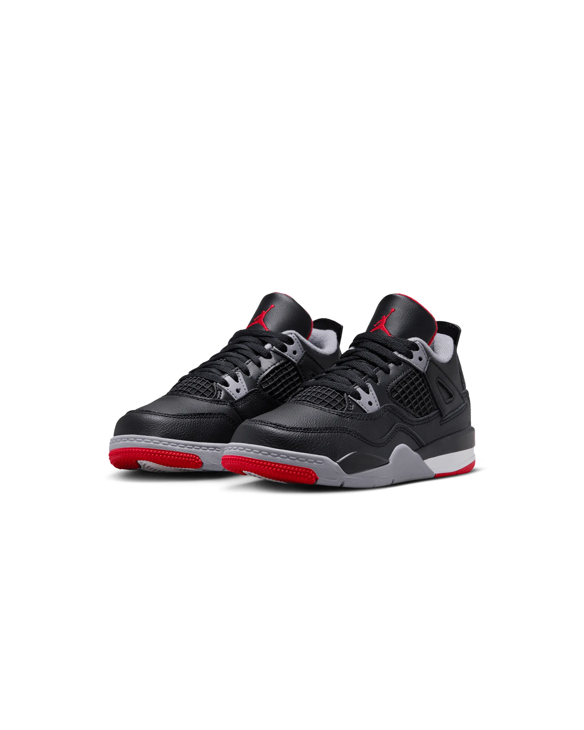 Air Jordan 4 Retro "Bred Reimagined" (PS) - Black / Fire Red / Grey / White