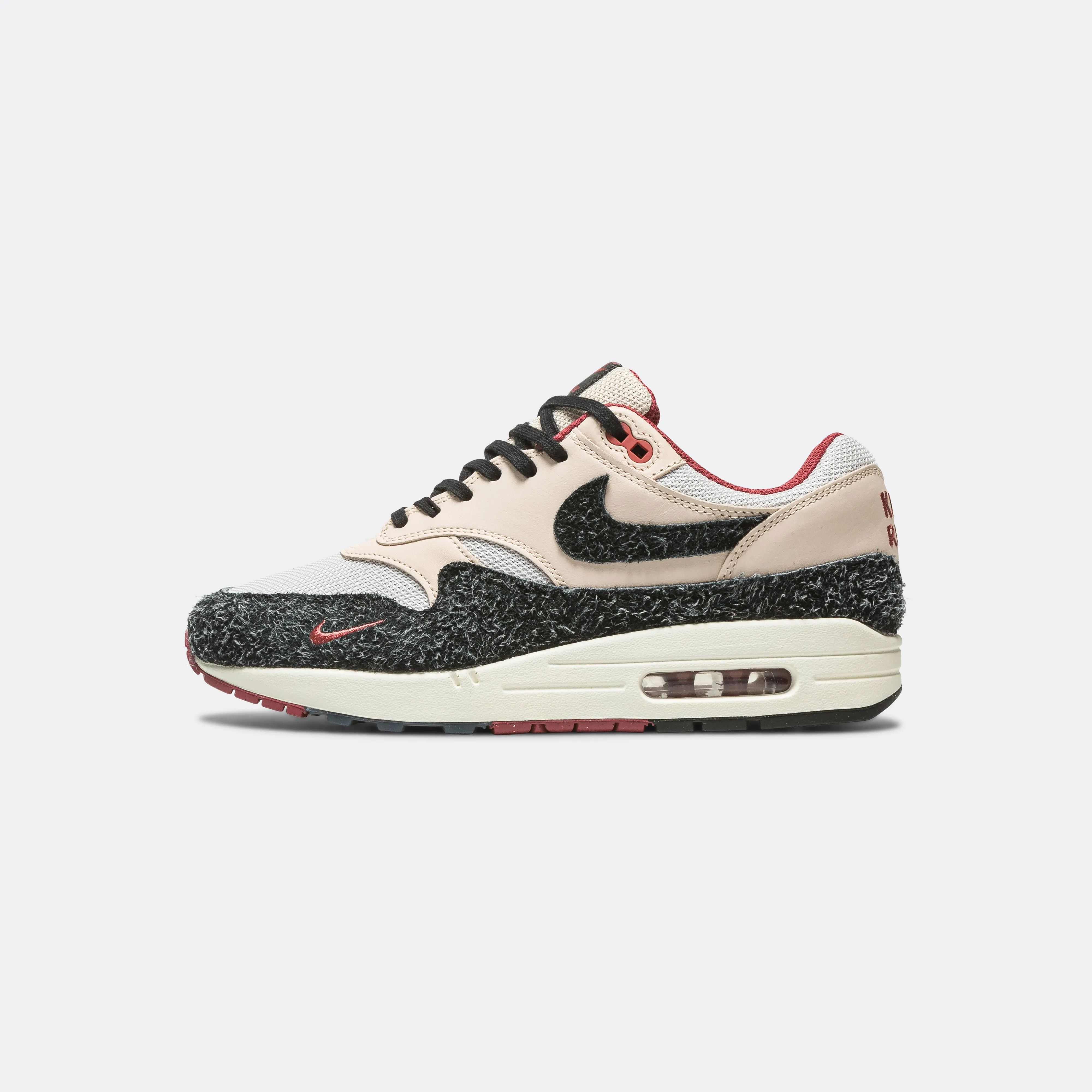 Air Max 1 PRM - Pearl White/Black-Vast Grey-Cedar