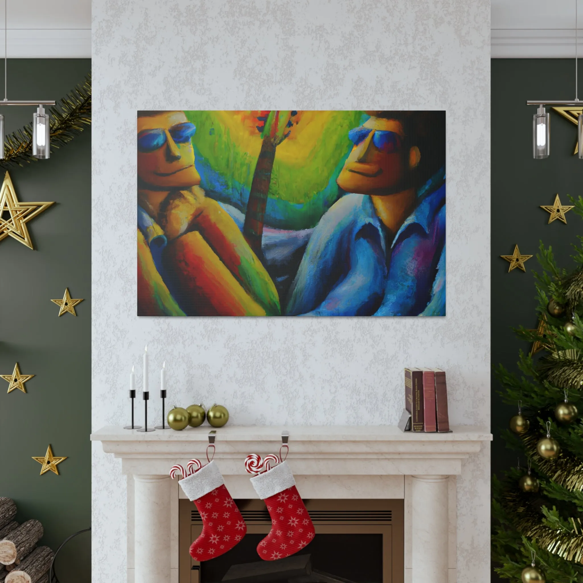 AlecX - Gay Love Canvas Art