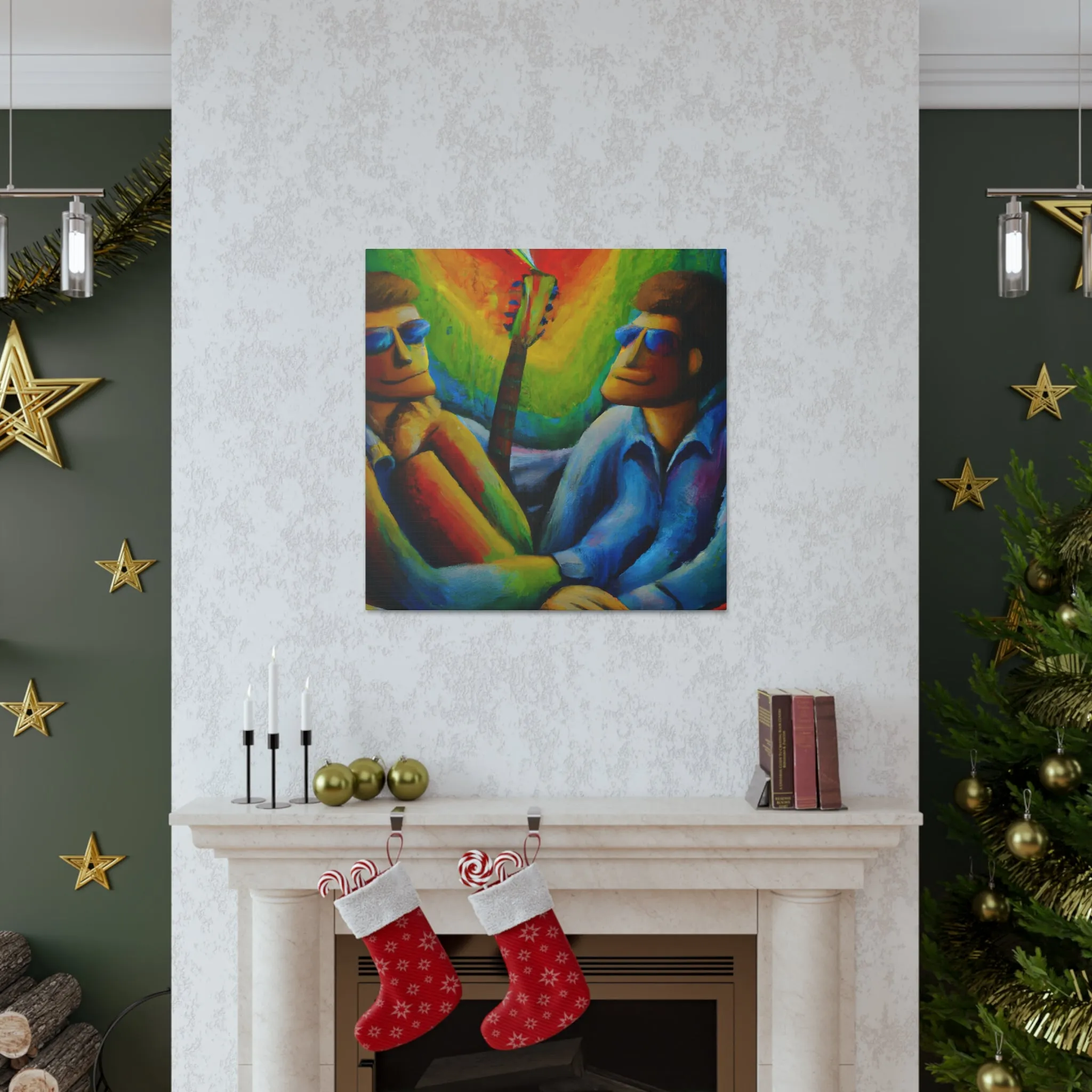 AlecX - Gay Love Canvas Art