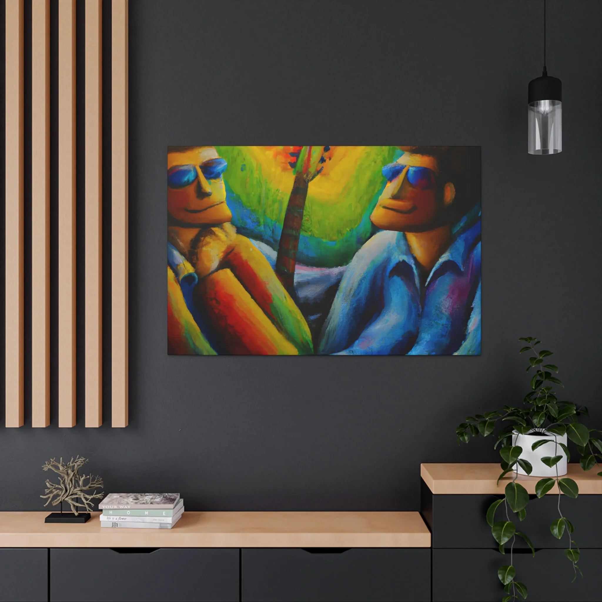 AlecX - Gay Love Canvas Art