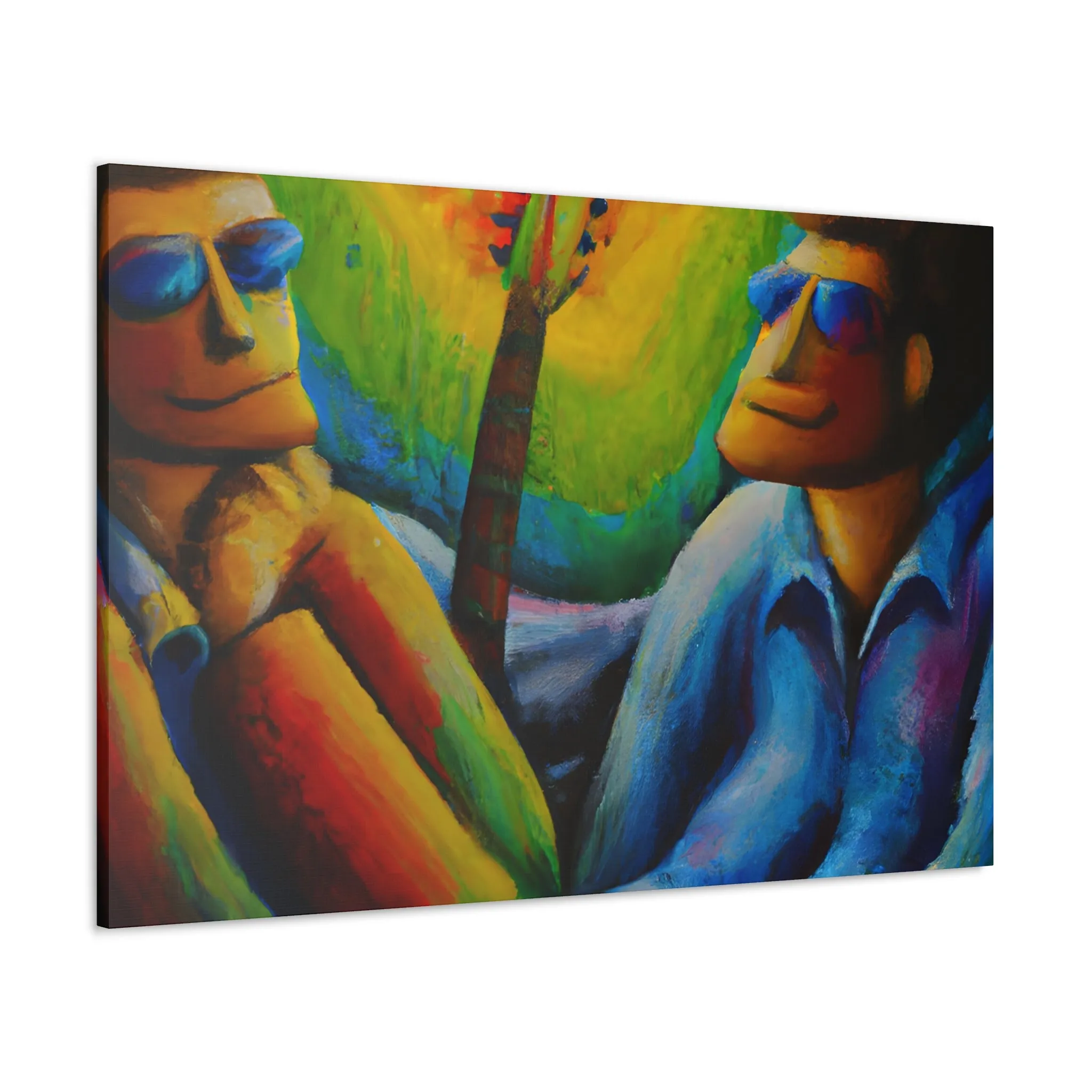 AlecX - Gay Love Canvas Art