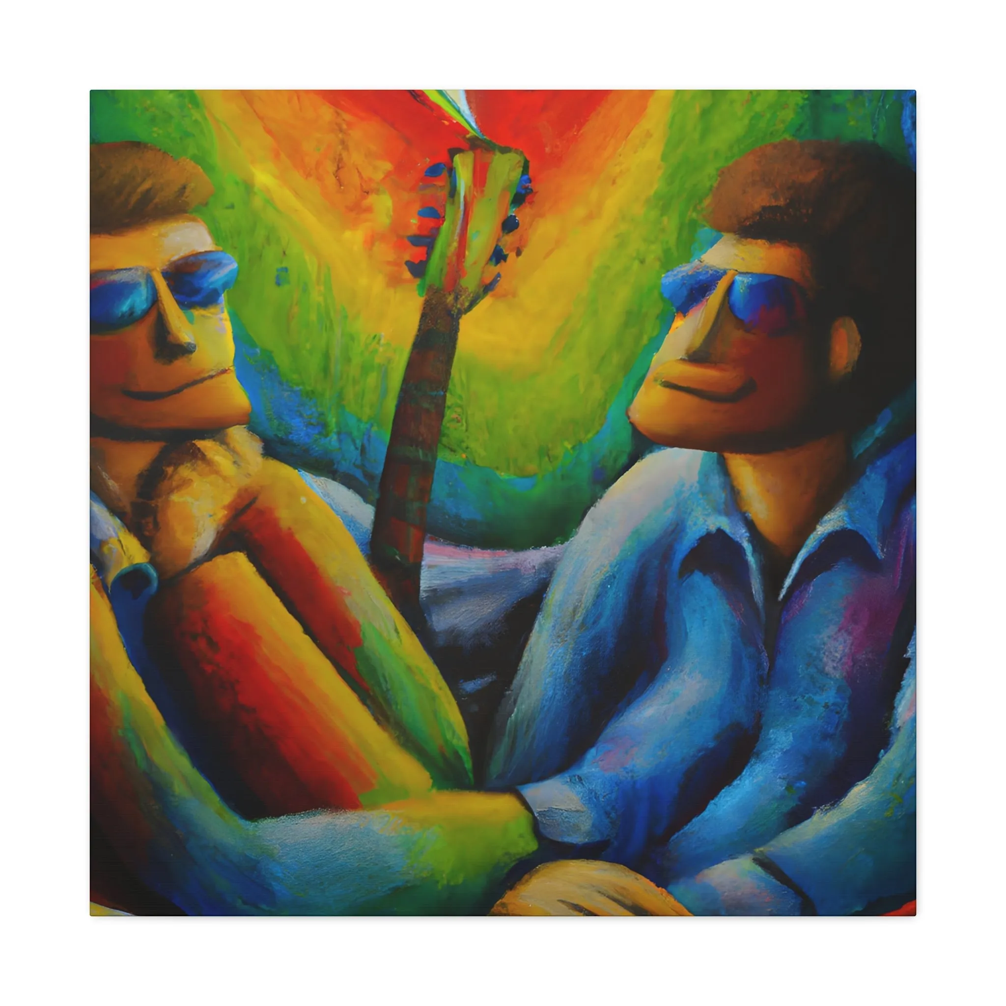 AlecX - Gay Love Canvas Art