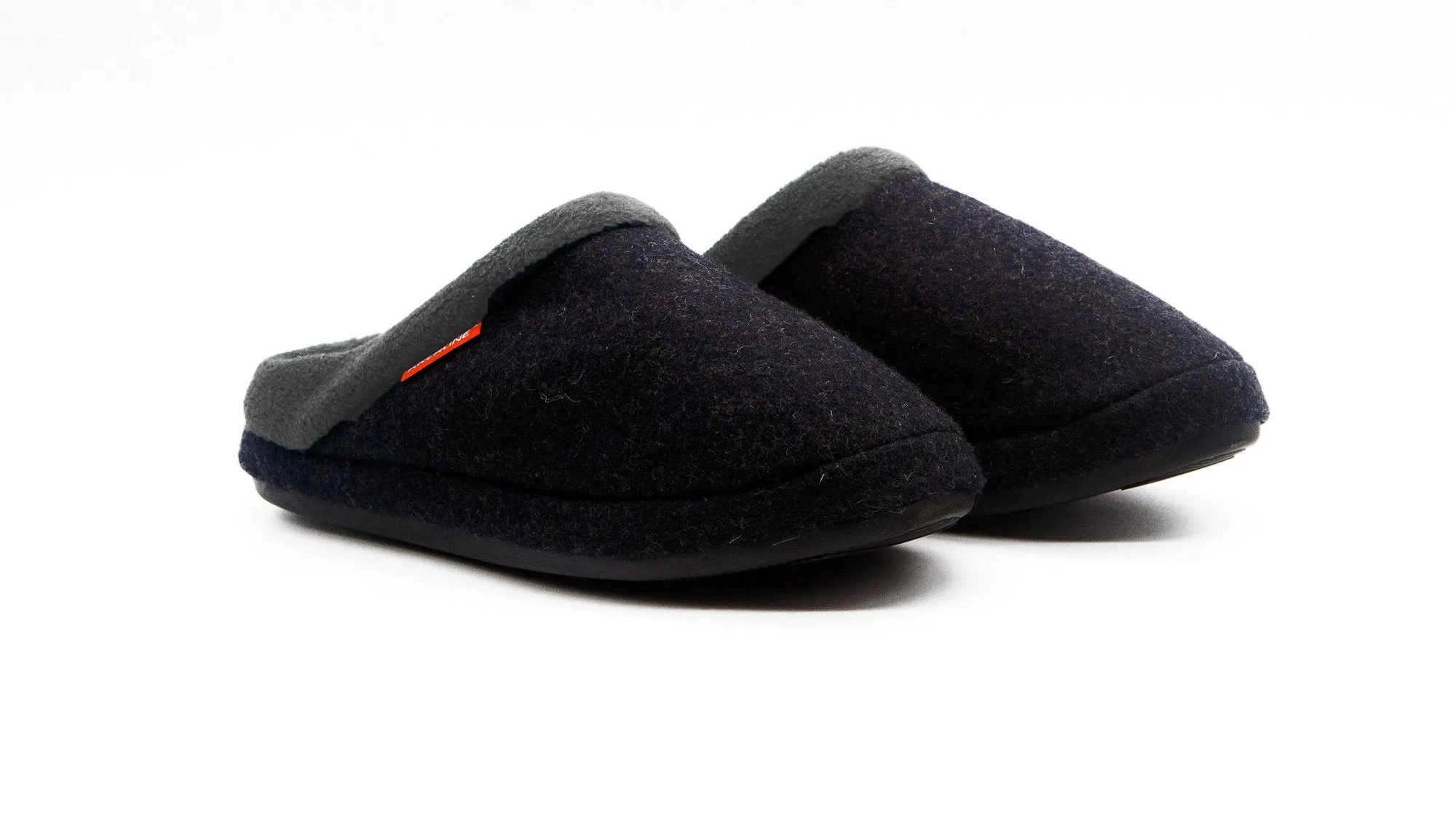 Archline ORTHOTIC SLIPPERS SLIP ON Charcoal Marl