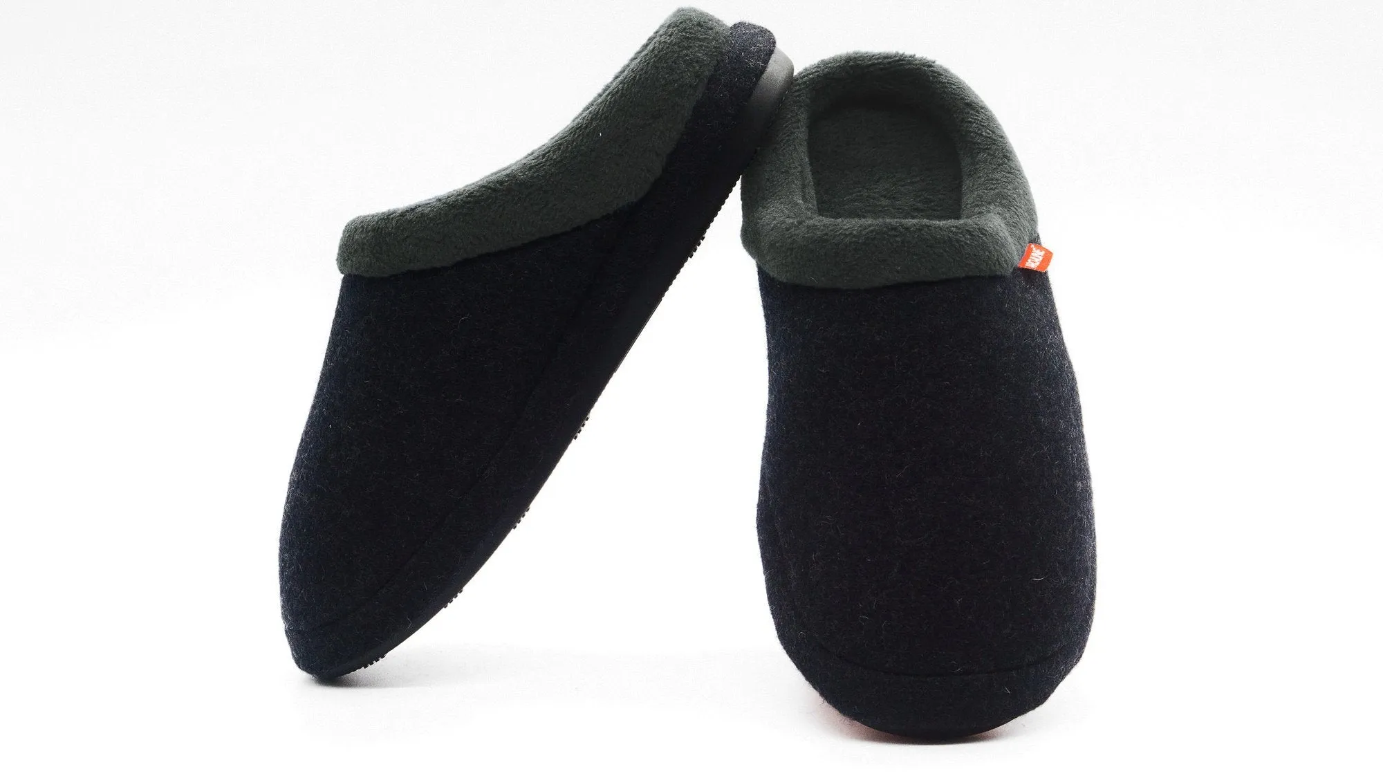 Archline ORTHOTIC SLIPPERS SLIP ON Charcoal Marl