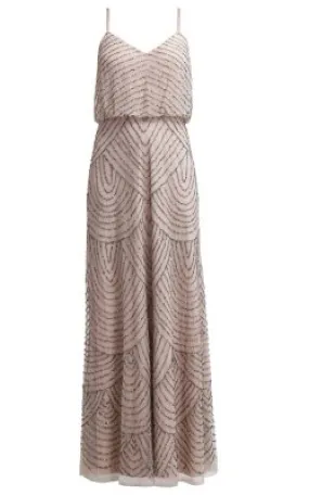 Art Deco Nude Gown