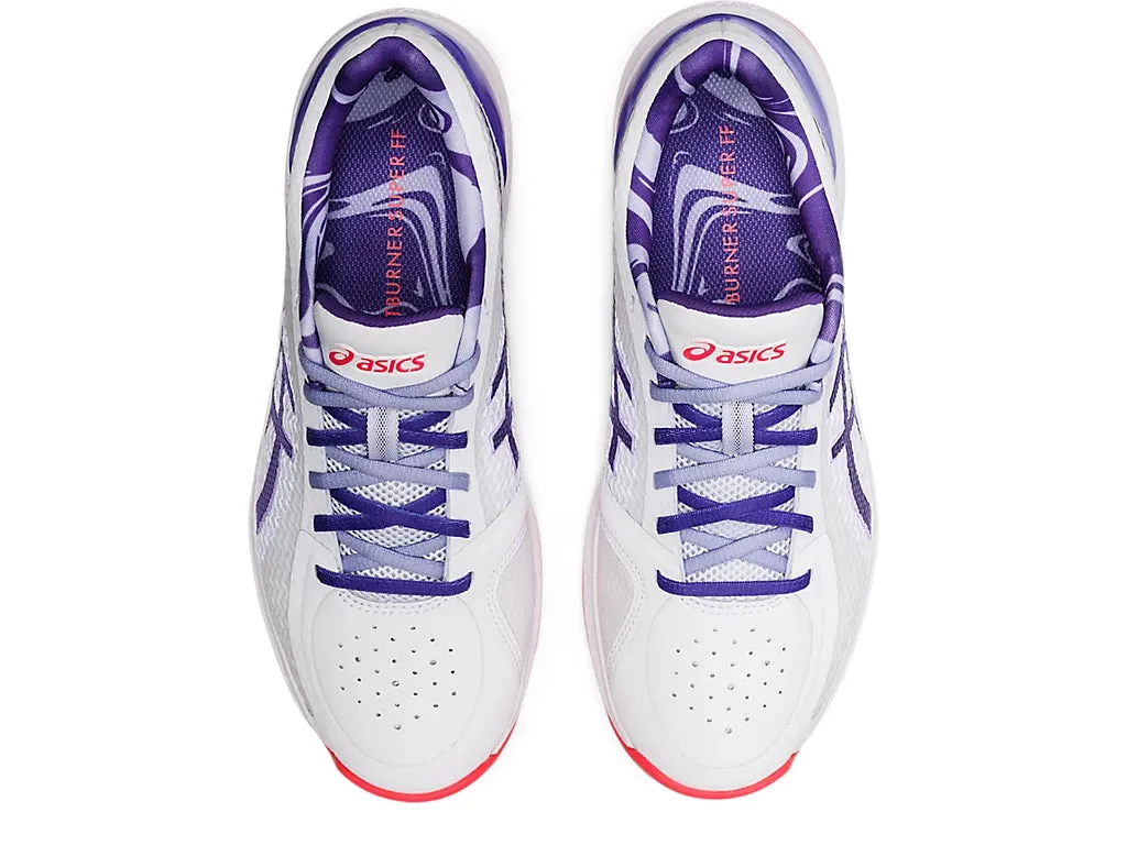 Asics Netburner Super FF Womens White/Gentry Purple