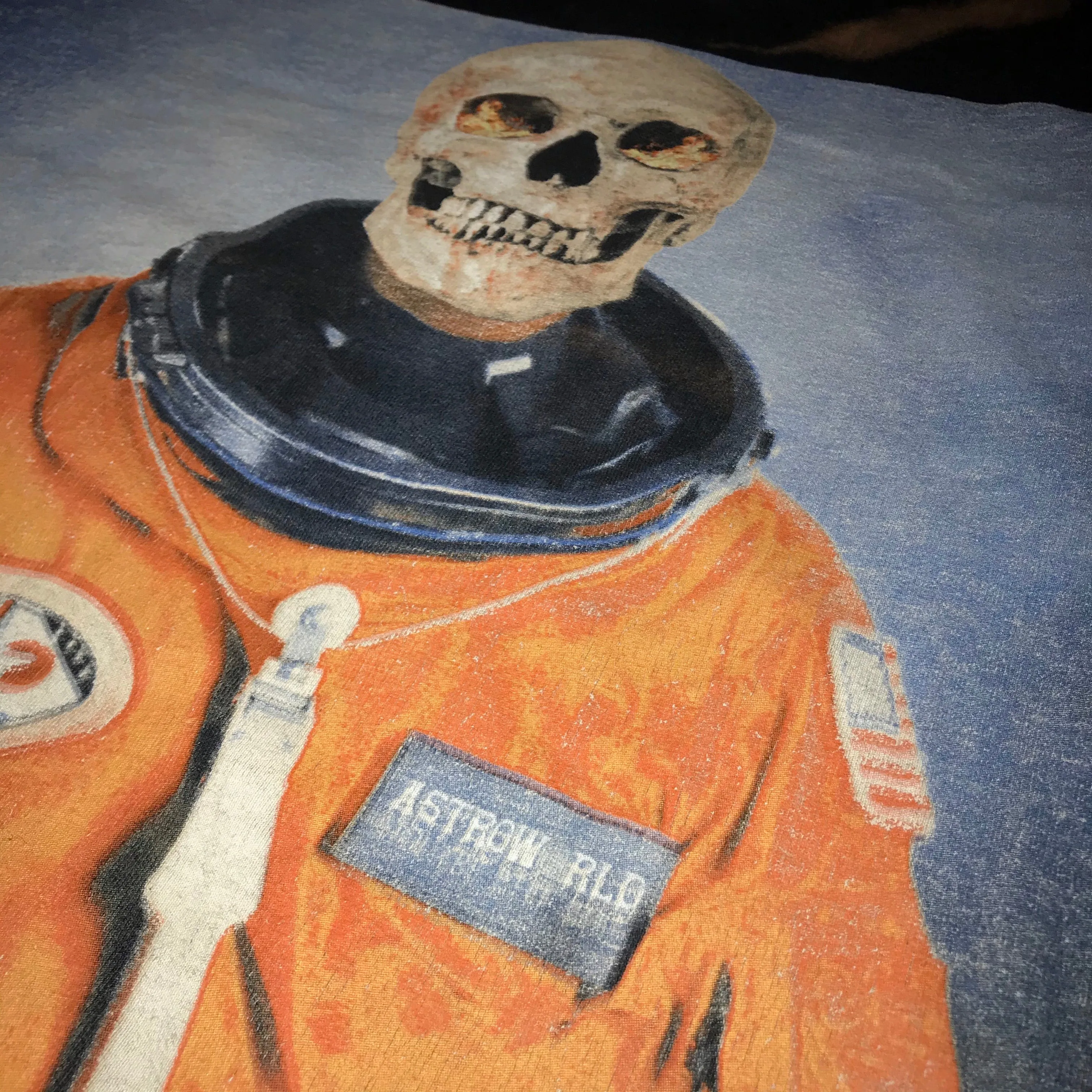 Astroworld Festival 2018 Astronaut Long Sleeve Tee (Bleached)