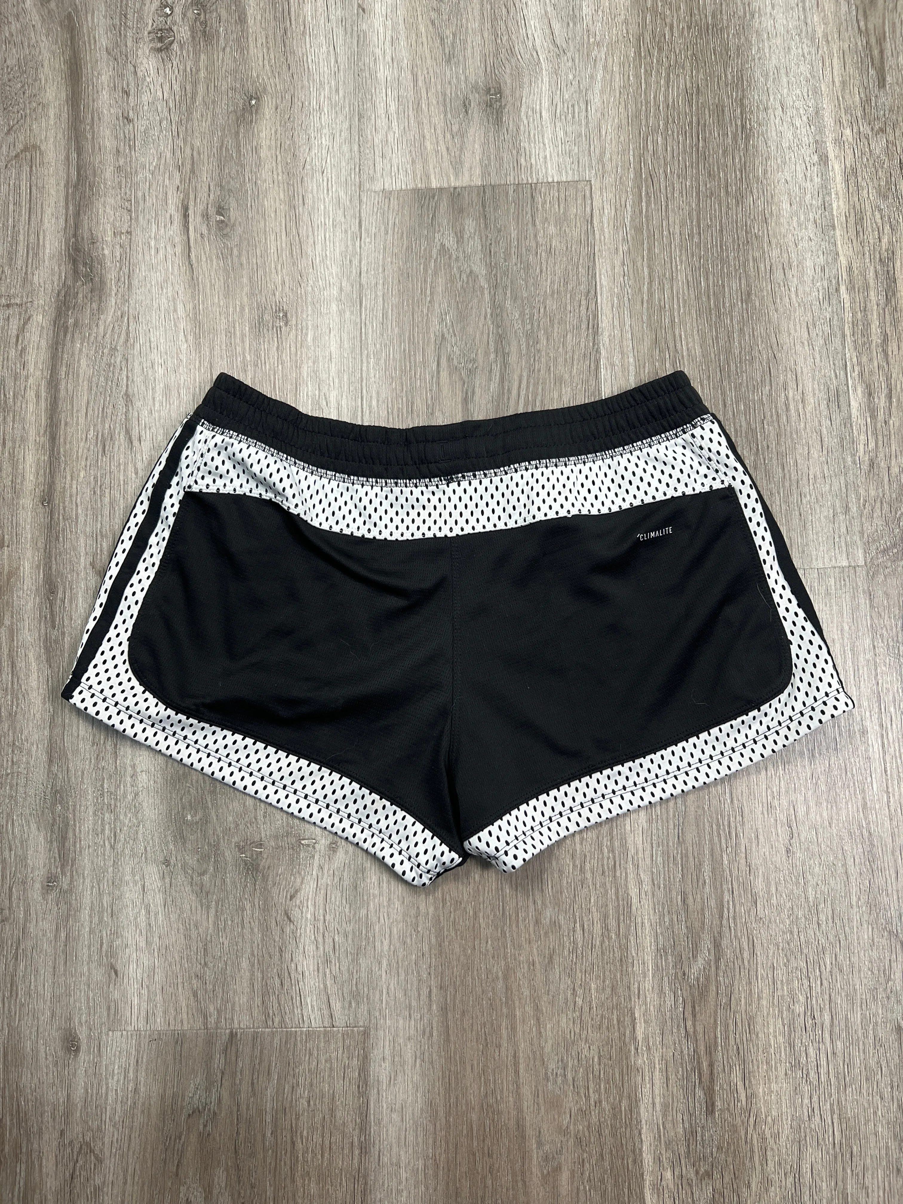 Athletic Shorts By Adidas In Black & White, Size: S