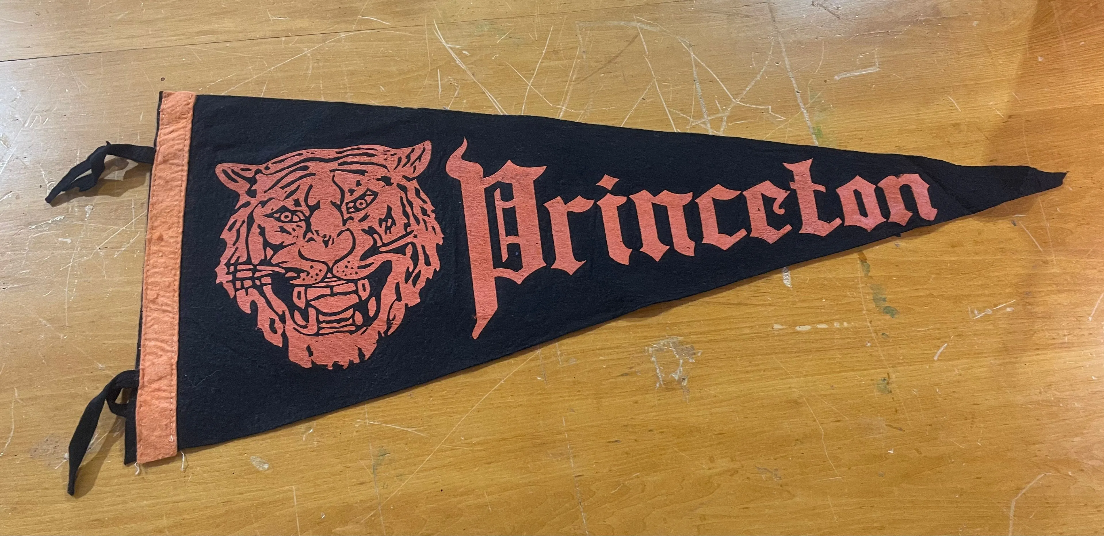 Authentic Vintage Collegiate Pennant