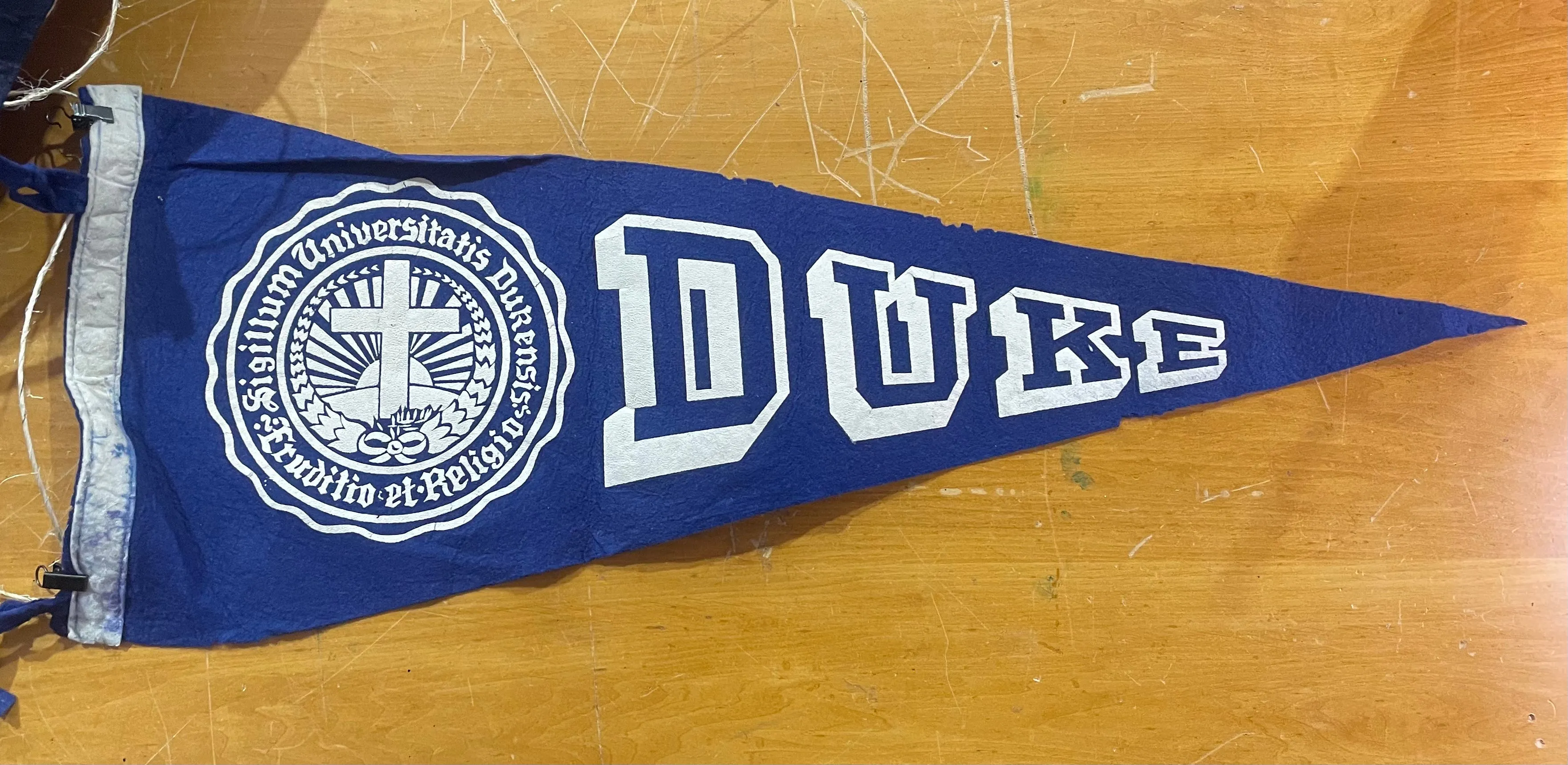 Authentic Vintage Collegiate Pennant