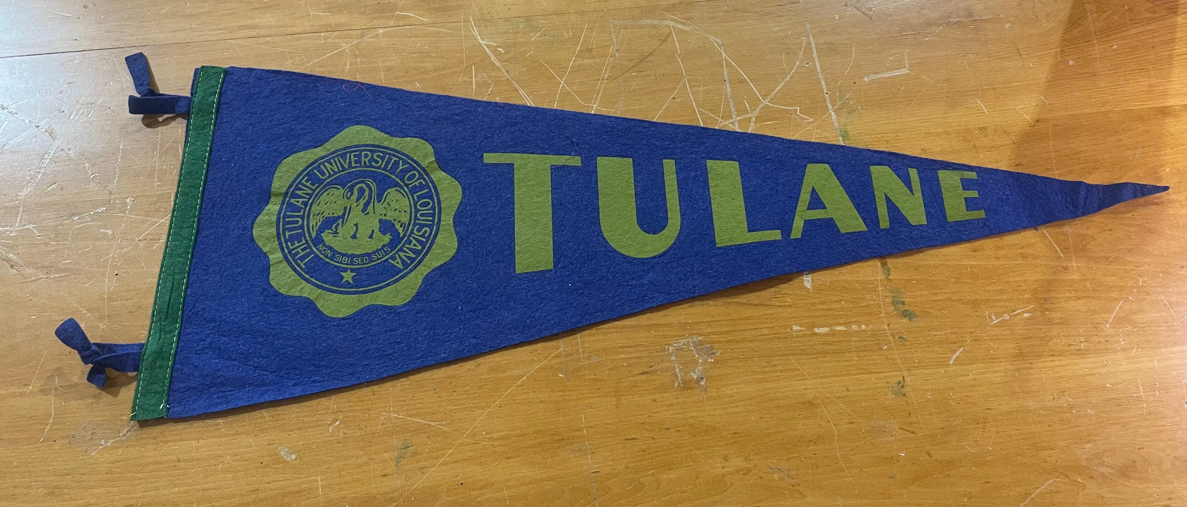 Authentic Vintage Collegiate Pennant