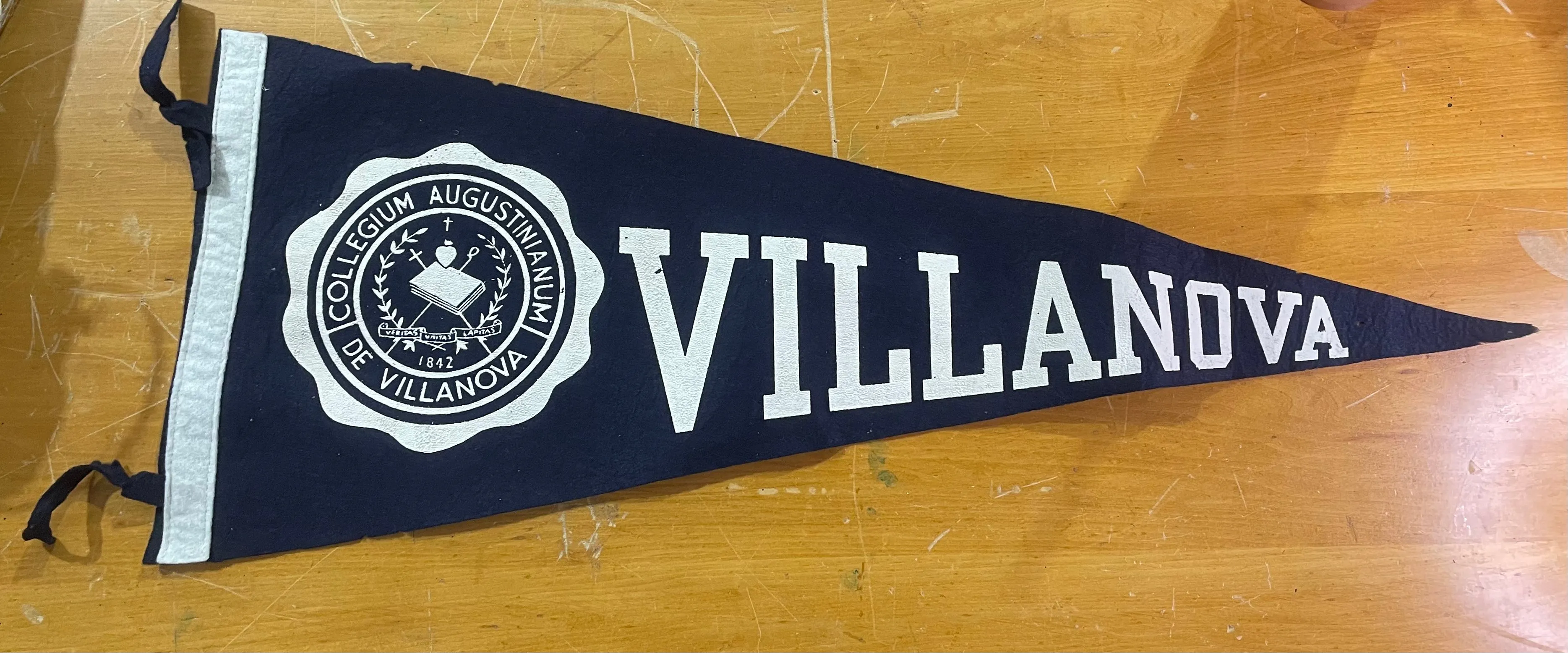 Authentic Vintage Collegiate Pennant