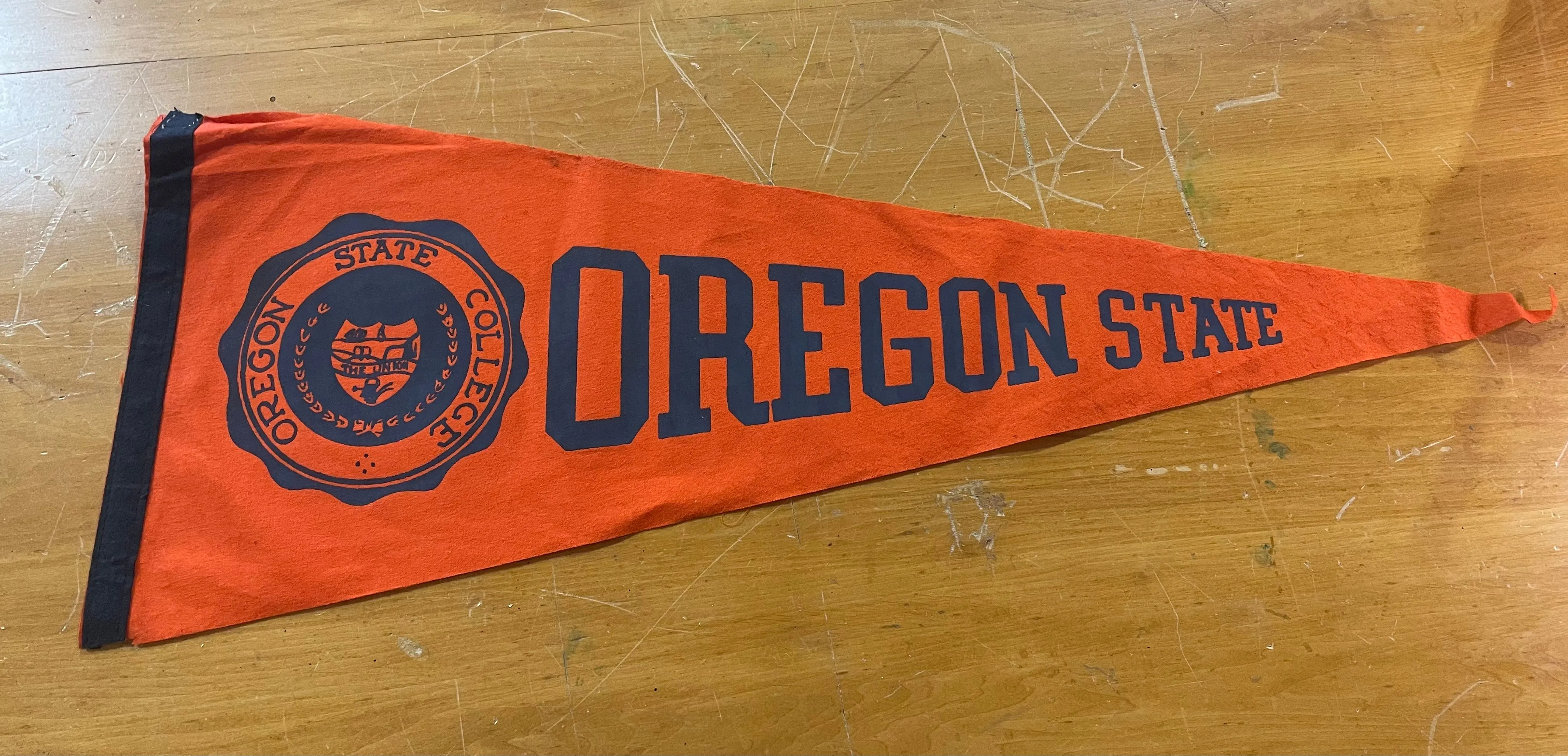 Authentic Vintage Collegiate Pennant