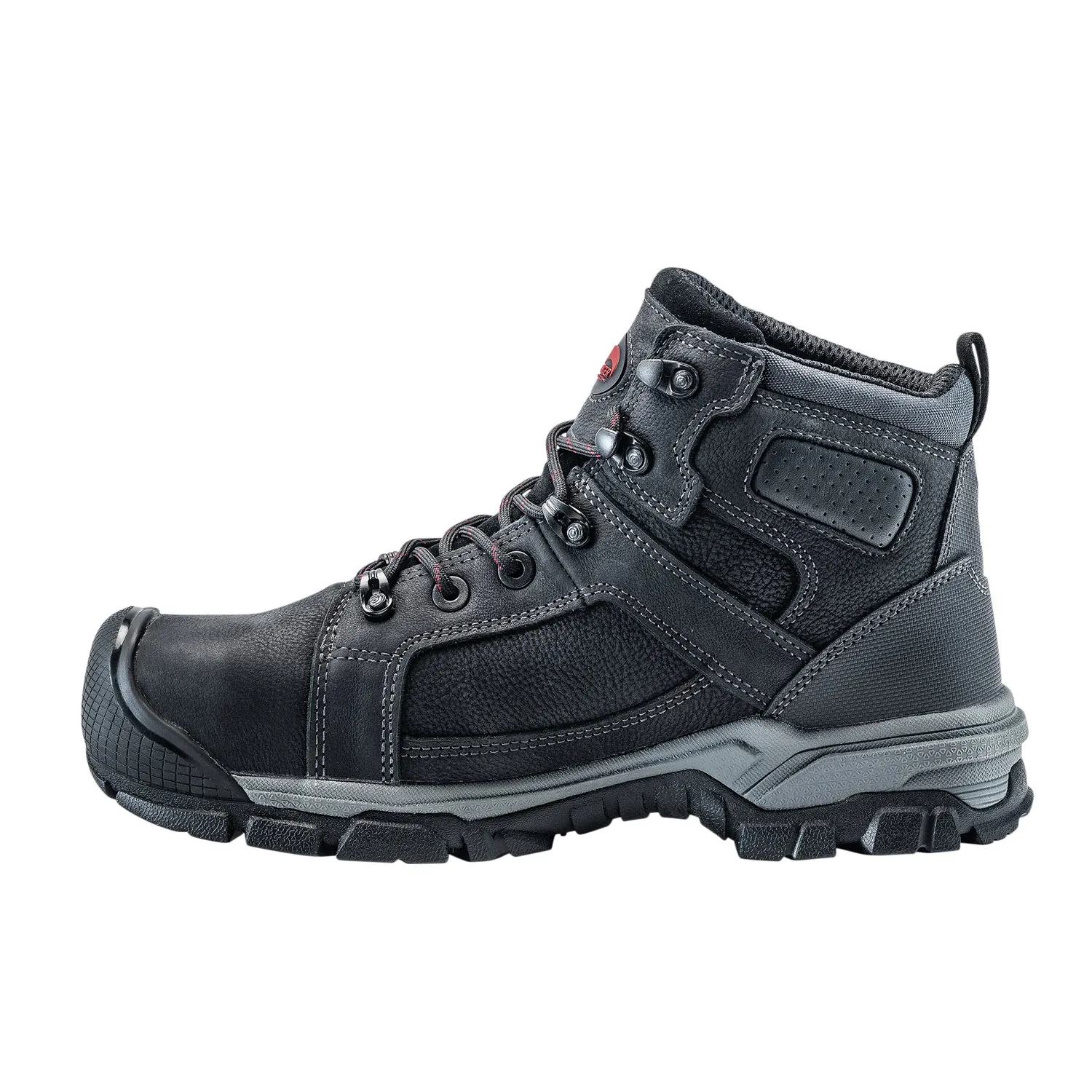 Avenger Mens Ripsaw Mid Black Leather Work Boots