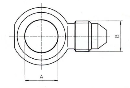 B & H Standard - Banjo male adaptor