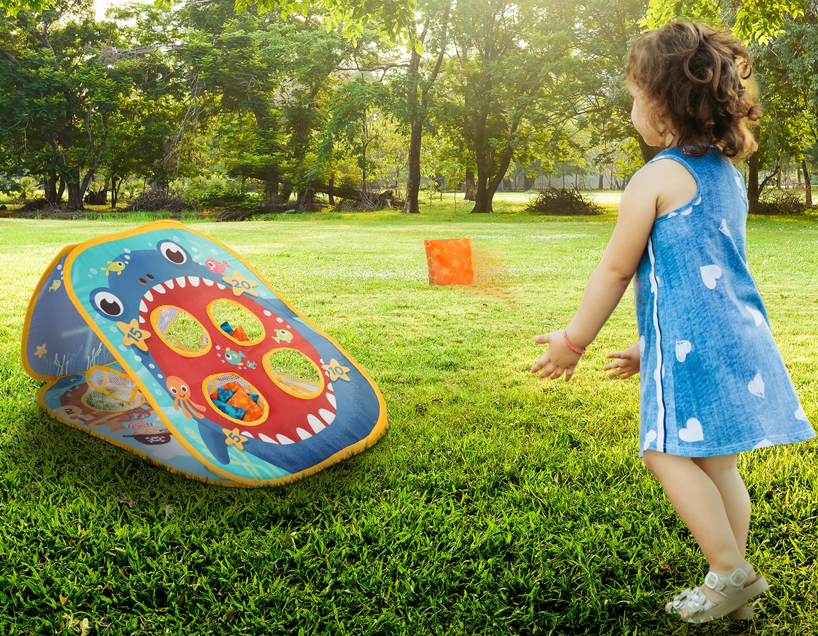 B. toys - Bean Bag Toss & Score Game