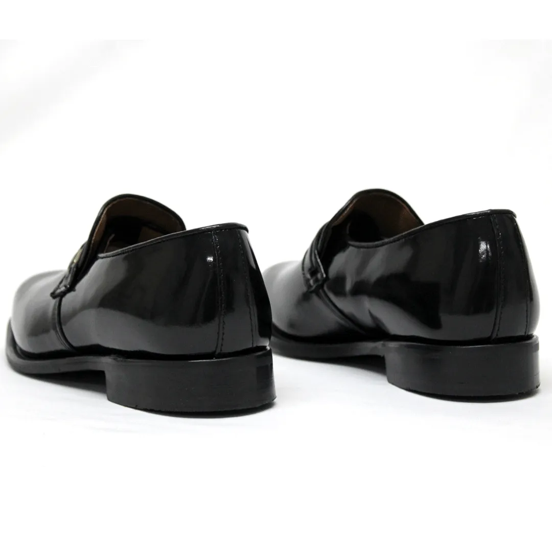 Bishop Leather Black Mocassin Shoe