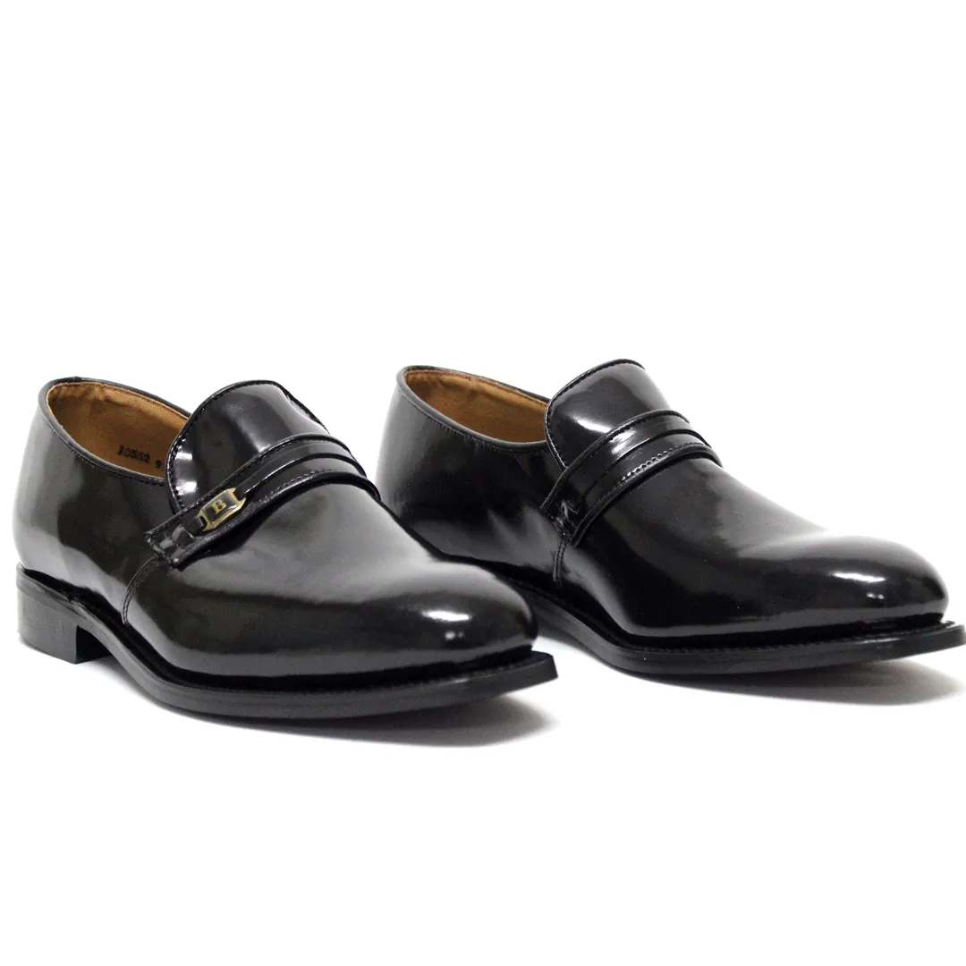 Bishop Leather Black Mocassin Shoe