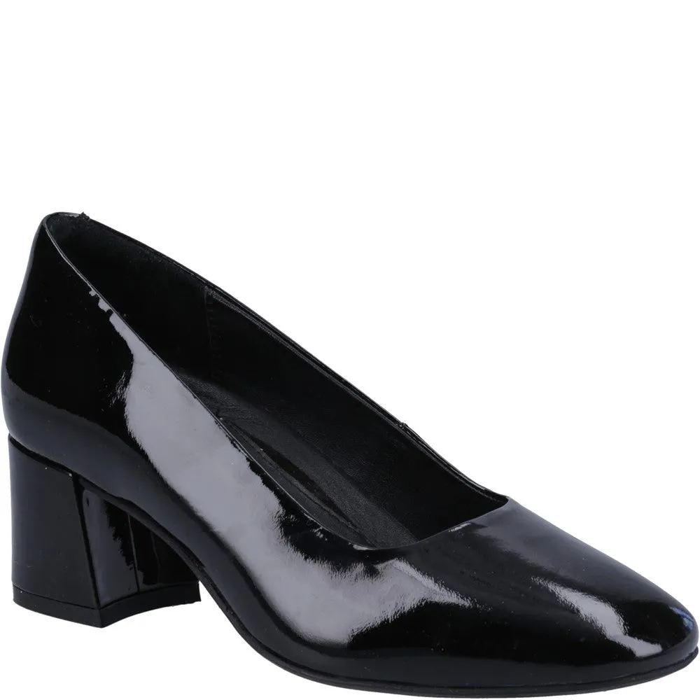 Black Alicia Patent Court Shoes