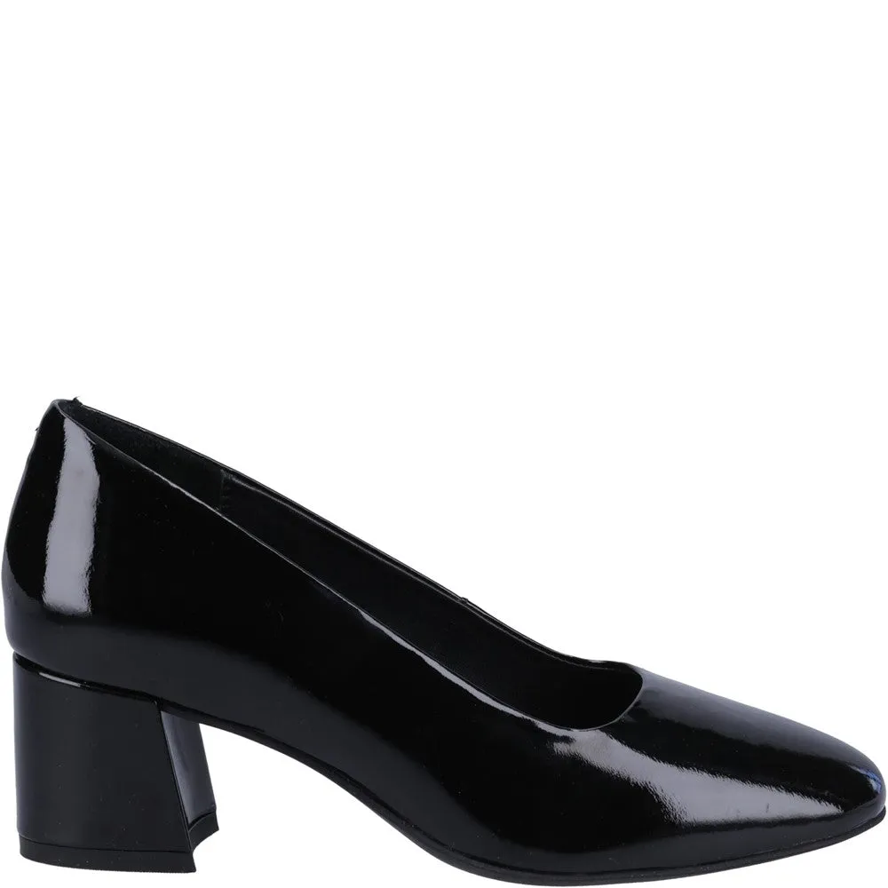 Black Alicia Patent Court Shoes