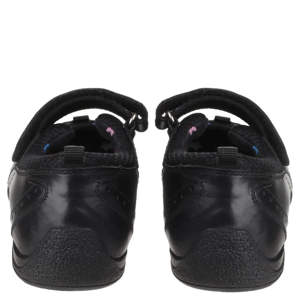 Black Cindy Senior School Shoes