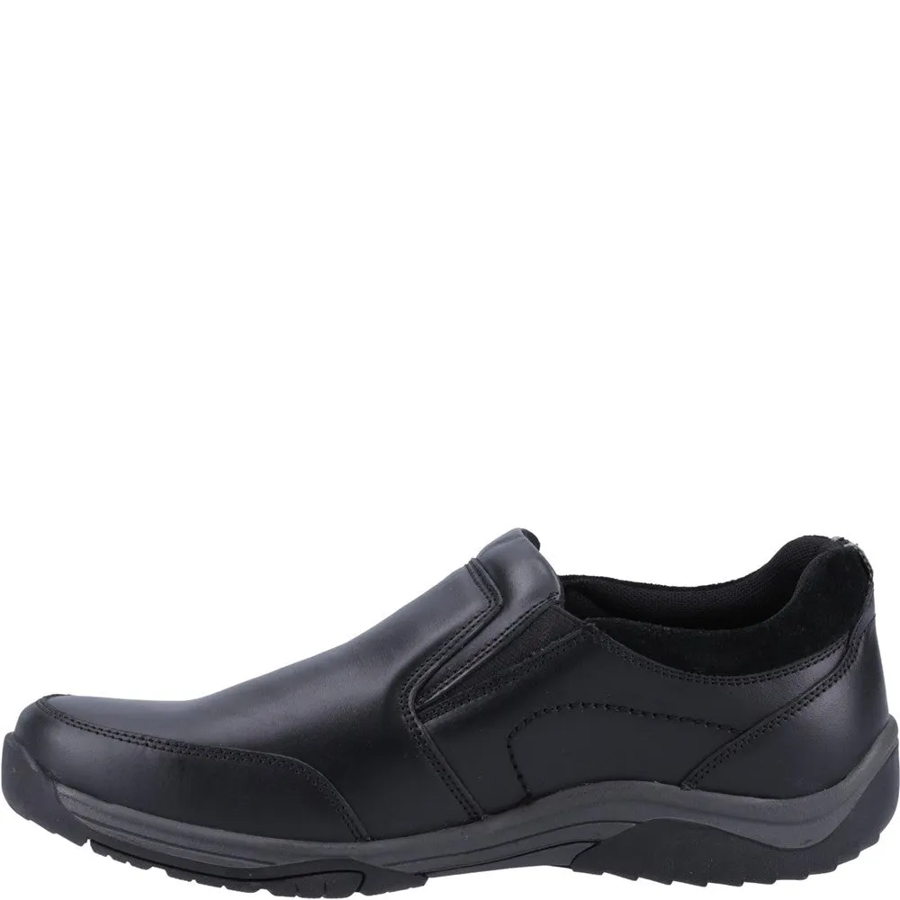 Black Donald Slip On Shoes