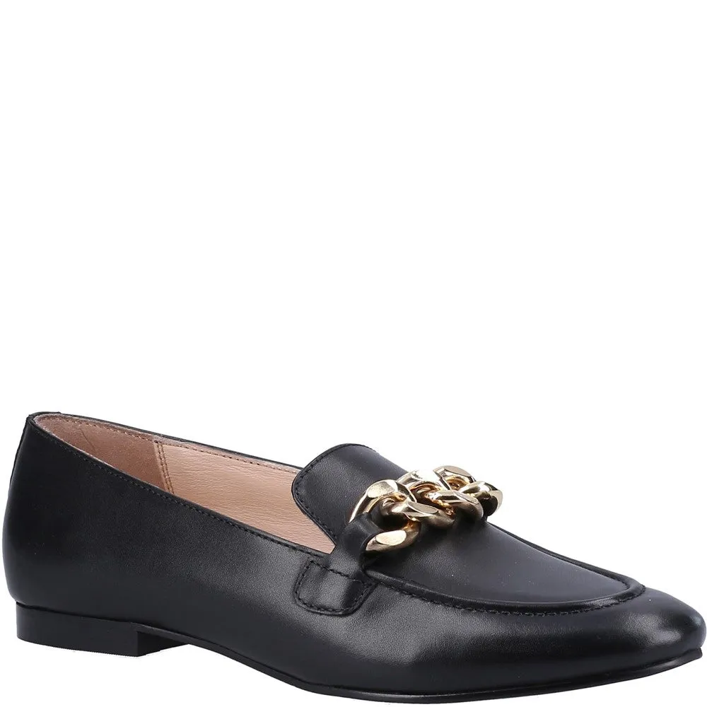 Black Harper Chain Loafers