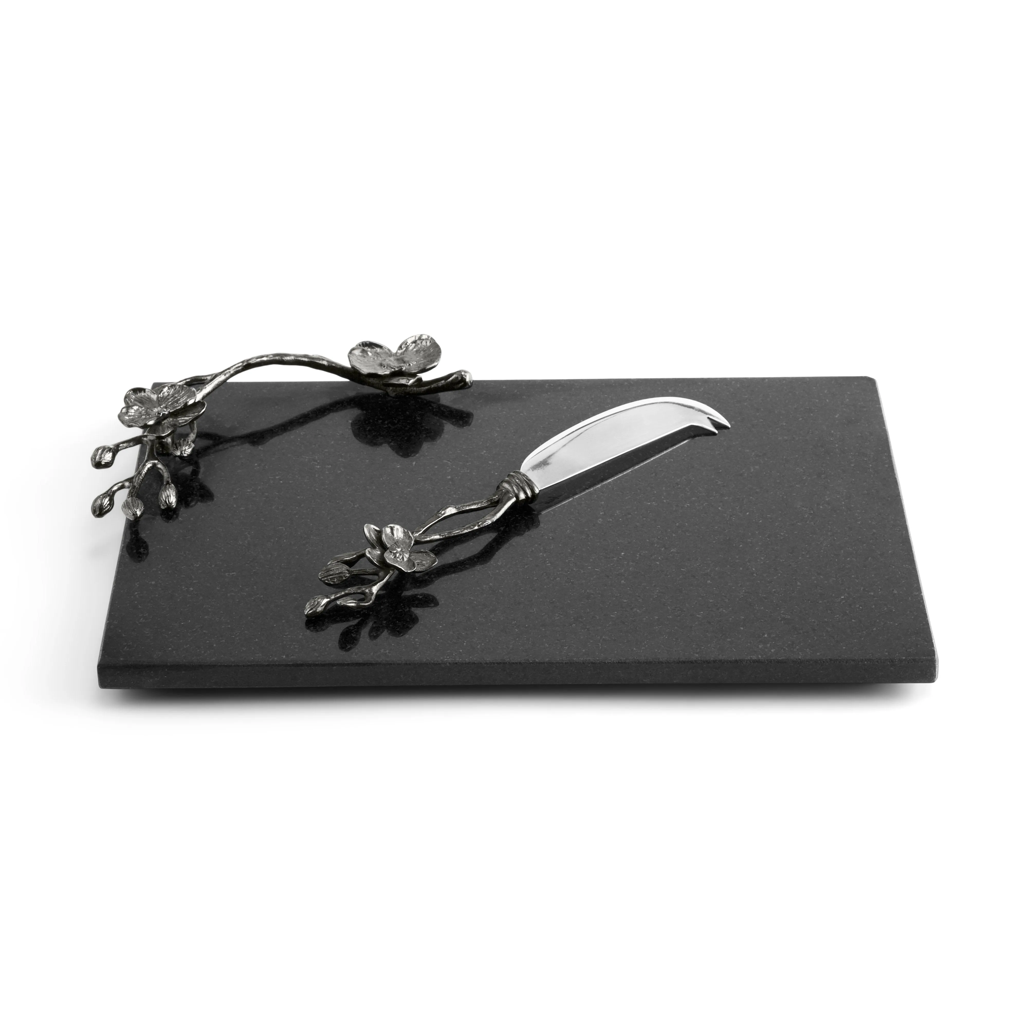 Black Orchid Cheese Board with Knife