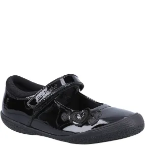 Black Rosanna Junior Patent School Shoes