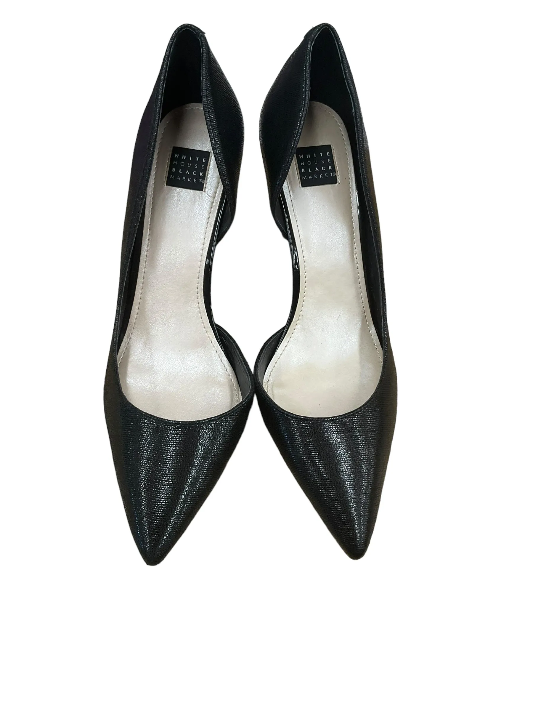 Black Shoes Heels Stiletto White House Black Market, Size 8