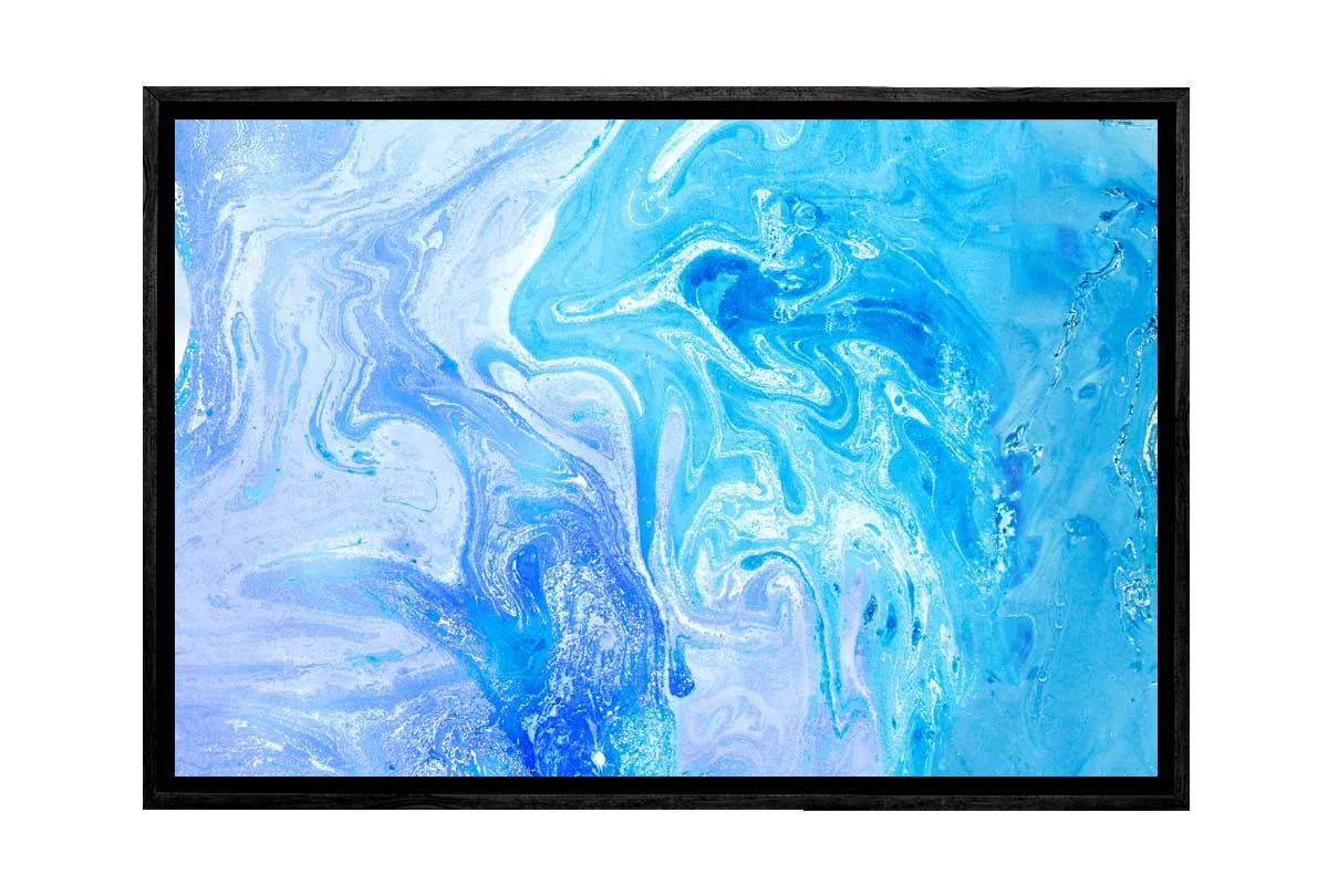 Blue Abstract 3 | Canvas Wall Art Print