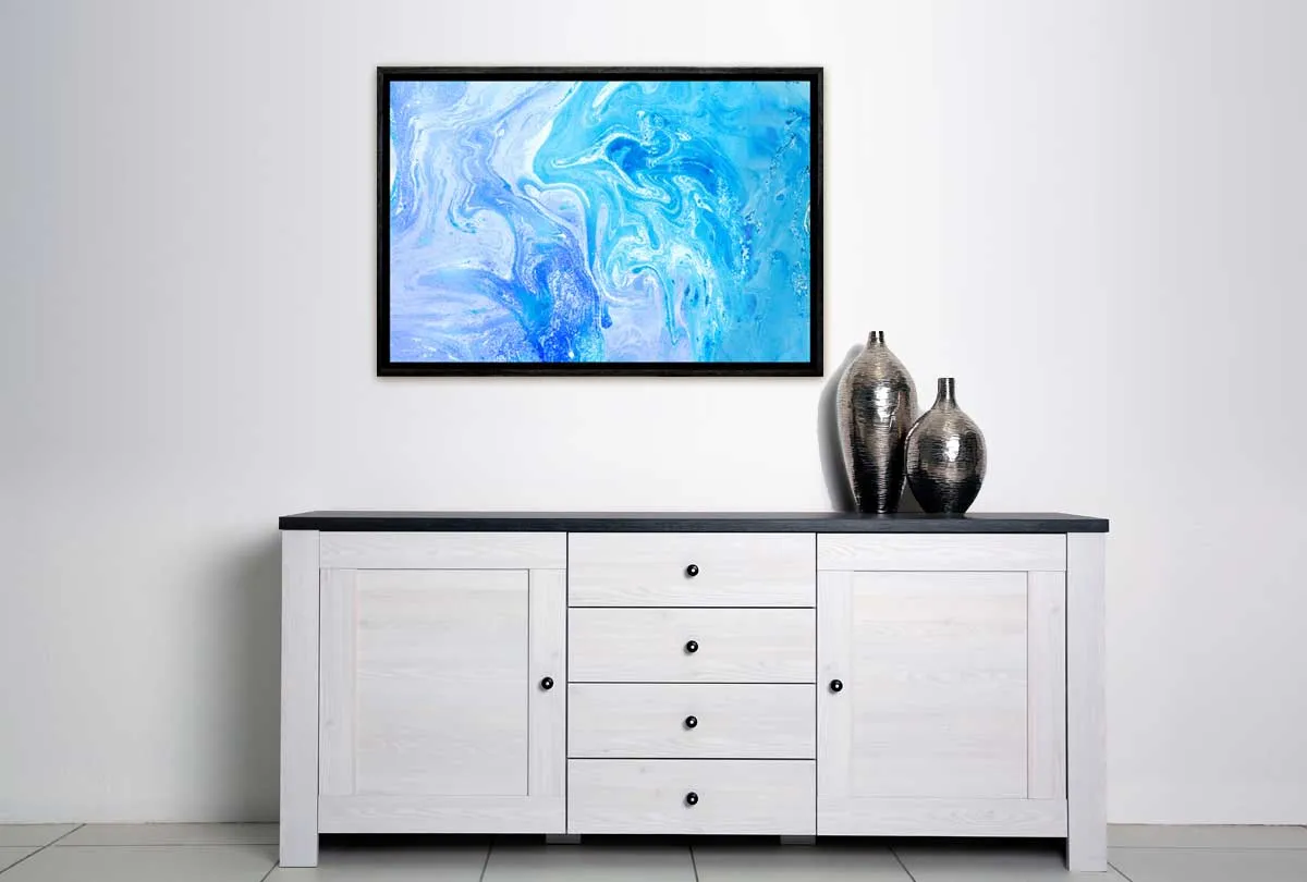 Blue Abstract 3 | Canvas Wall Art Print