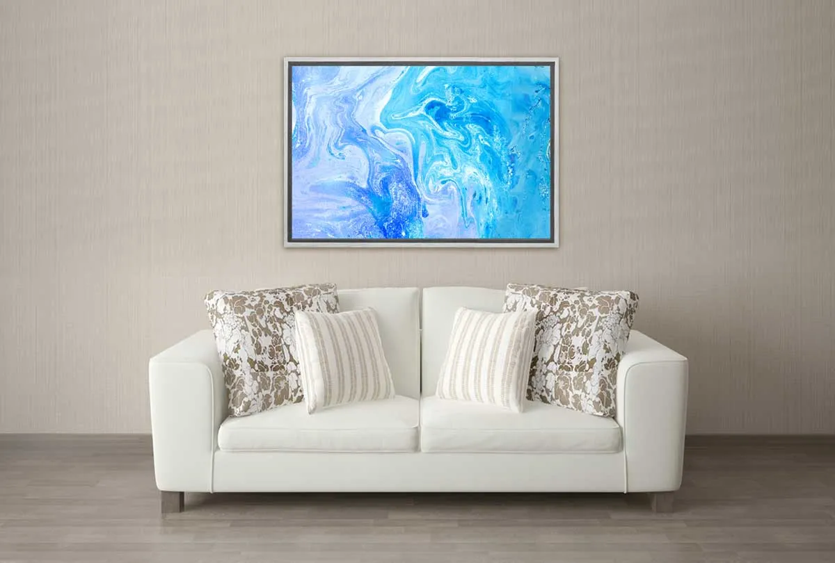 Blue Abstract 3 | Canvas Wall Art Print