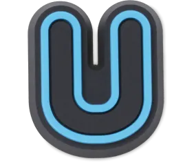 Blue Alphabet U